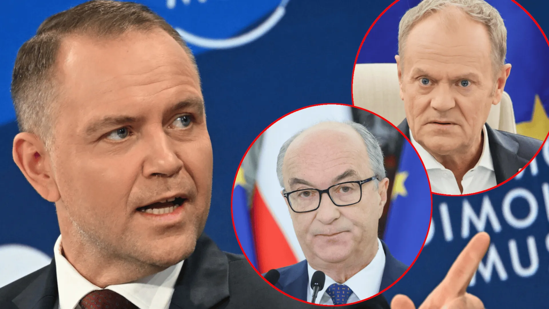 Karol Nawrocki, Włodzimierz Czarzasty, Donald Tusk