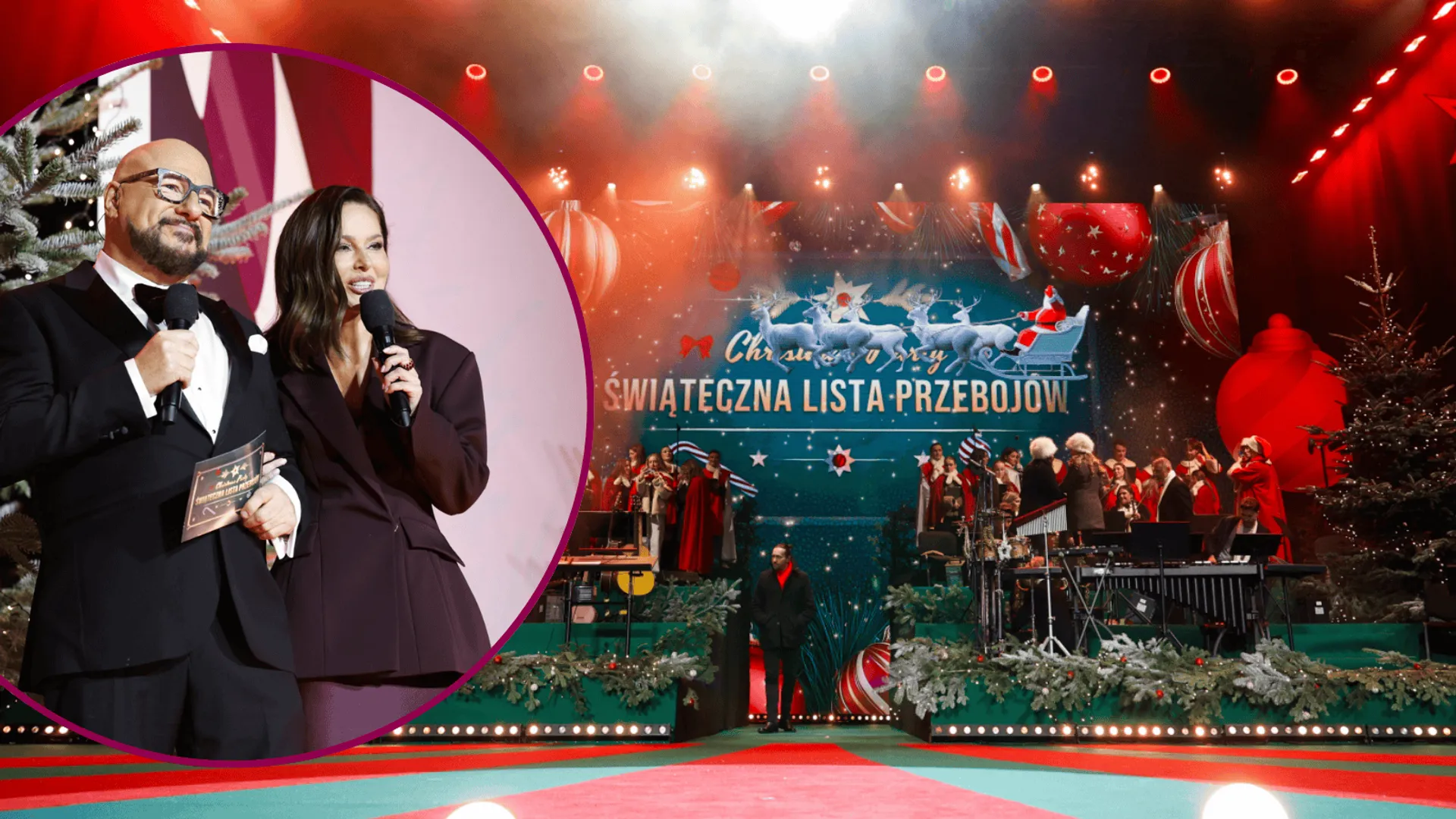 Piotr Gąsowski i Paulina Sykut-Jeżyna w świątecznym duecie. Pojawiły się zarzuty o playback