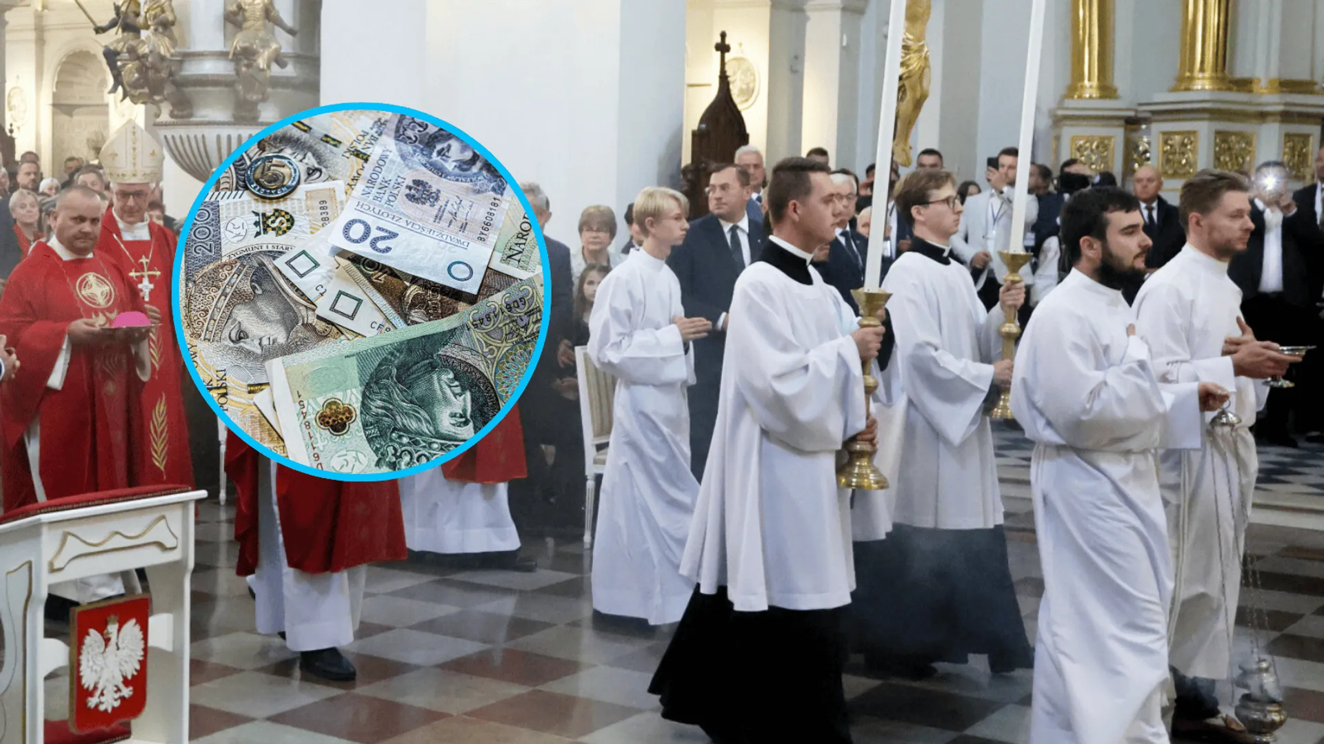 Kościół katolicki, fot. Wojciech Olkusnik/East News, Canva