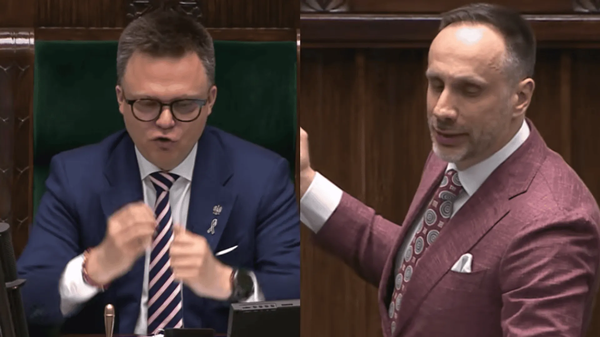 Janusz Kowalski, Szymon Hołownia, Sejm