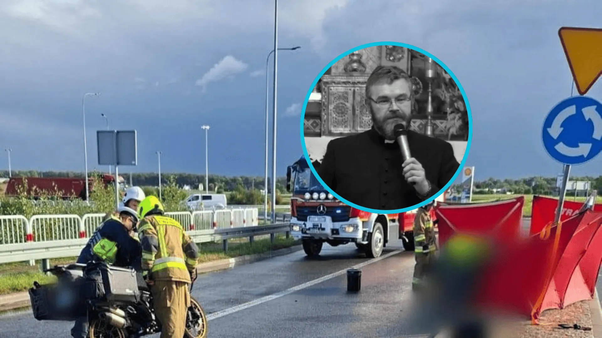 śmierć ksiądz