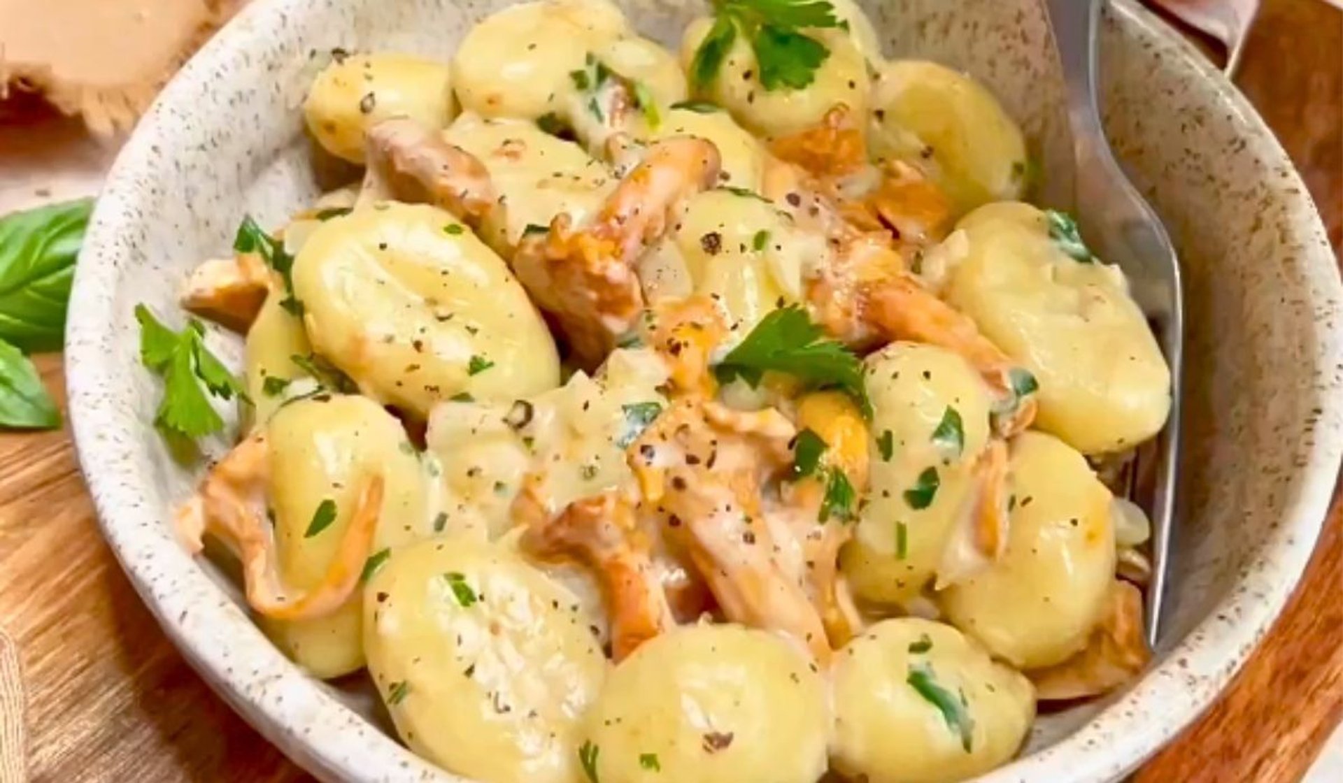 gnocchi z grzybami