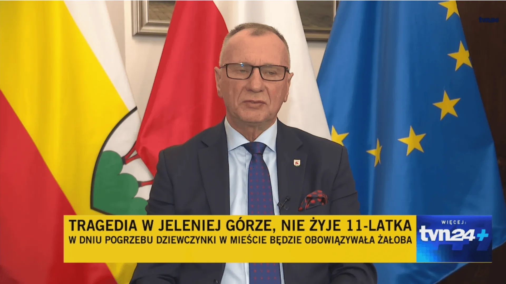 Jerzy Łużniak w programie "Fakty po faktach".
