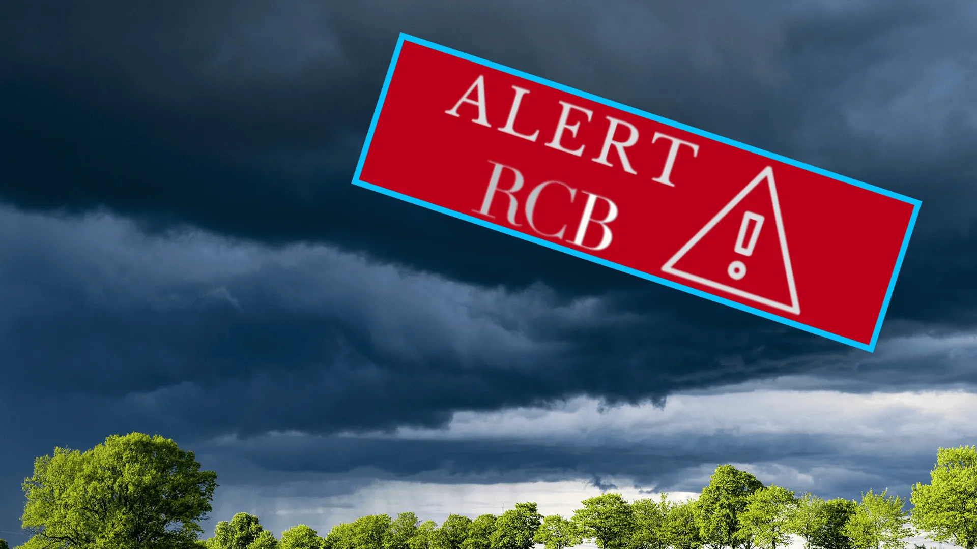 Alert RCB, burze, Polska