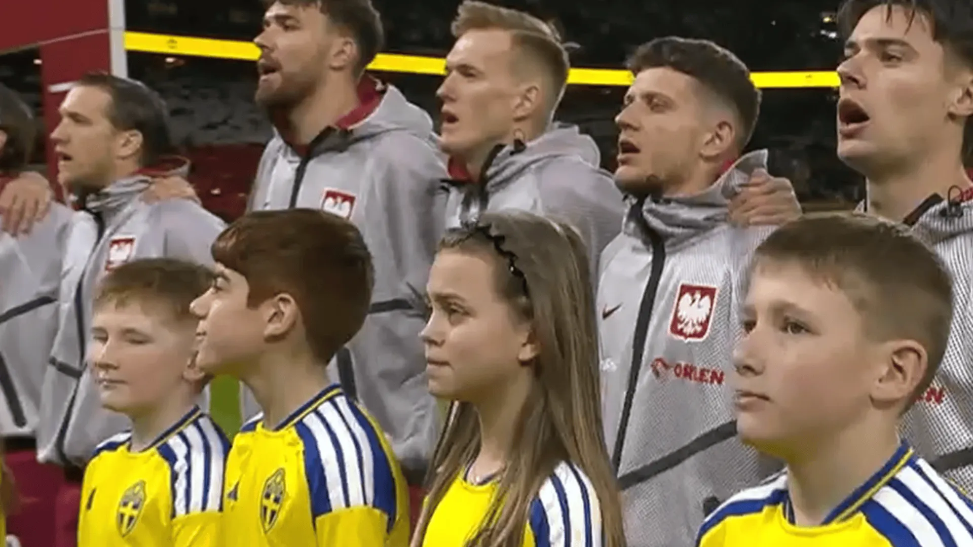 Mecz Polska-Szwecja, fot. TVP