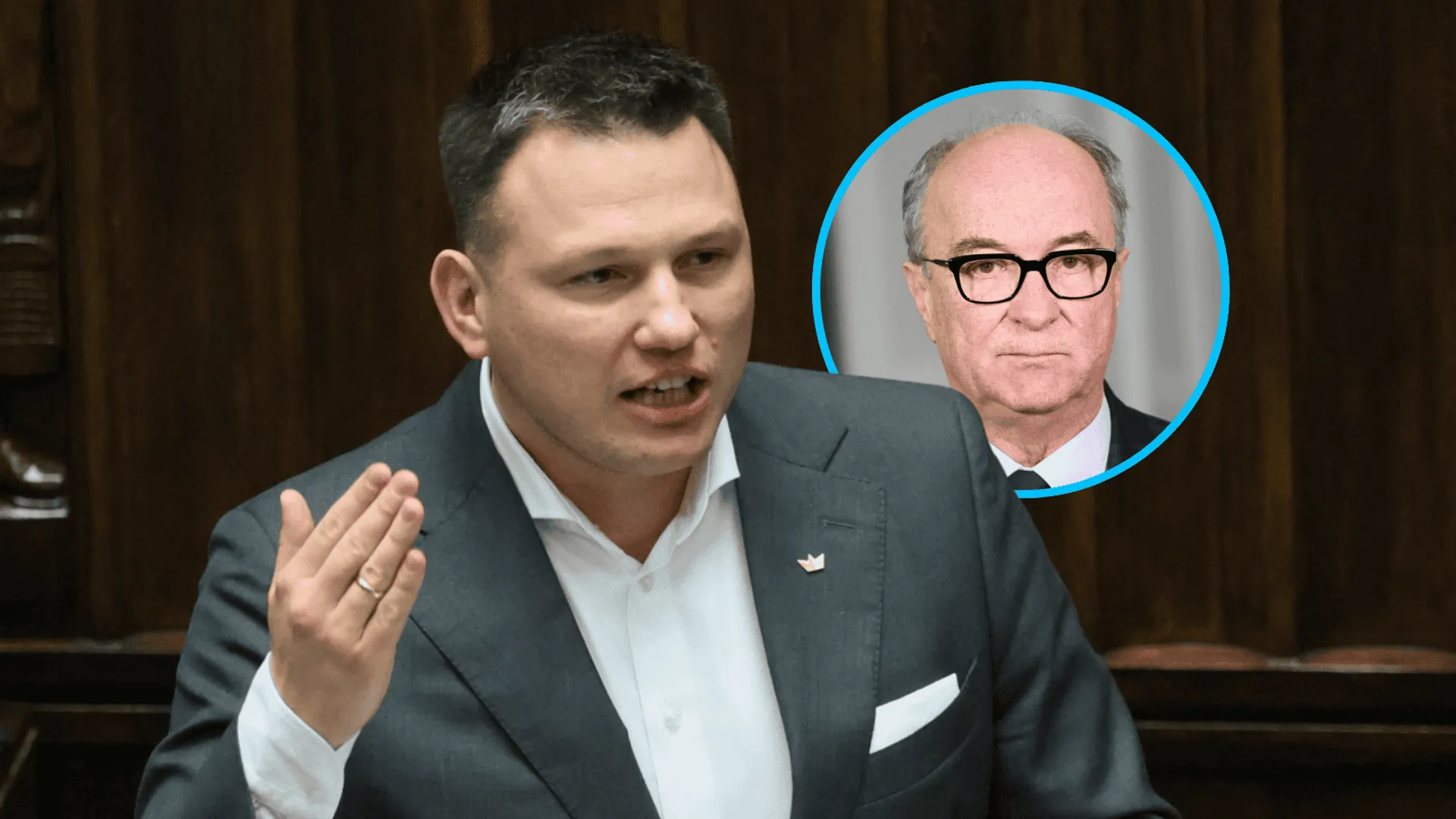 Sławomir Mentzen, Włodzimierz Czarzasty, fot. Wojciech Olkusnik/East News, Anita Walczewska/East News