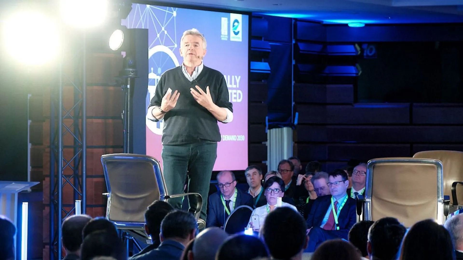 Michael O'leary, Chief Executive Officer, CEO Ryanair Holdings. Konferencja lotnicza, 2020