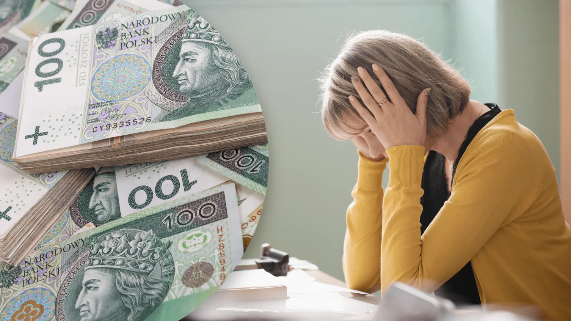 zmartwiona nauczycielka