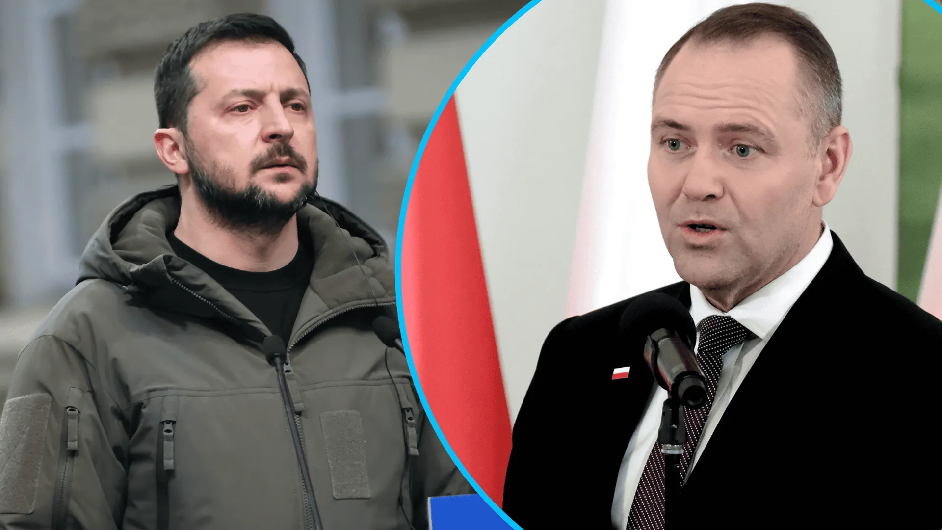 Karol Nawrocki i Wołodymyr Zełeński.