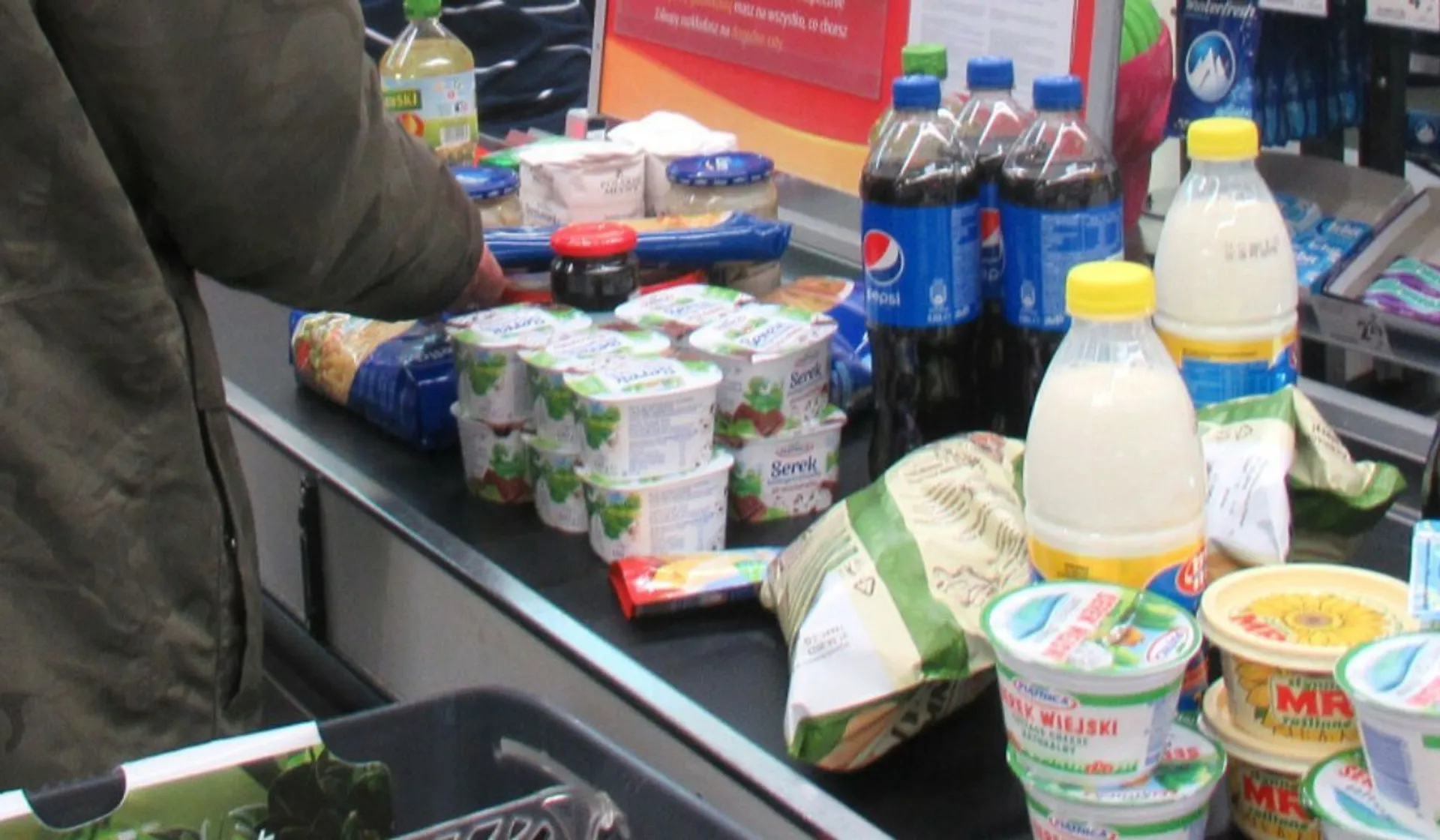 zakupy przy kasie