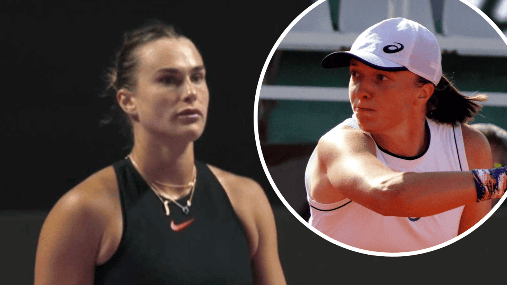 Aryna Sabalenka i Iga Świątek