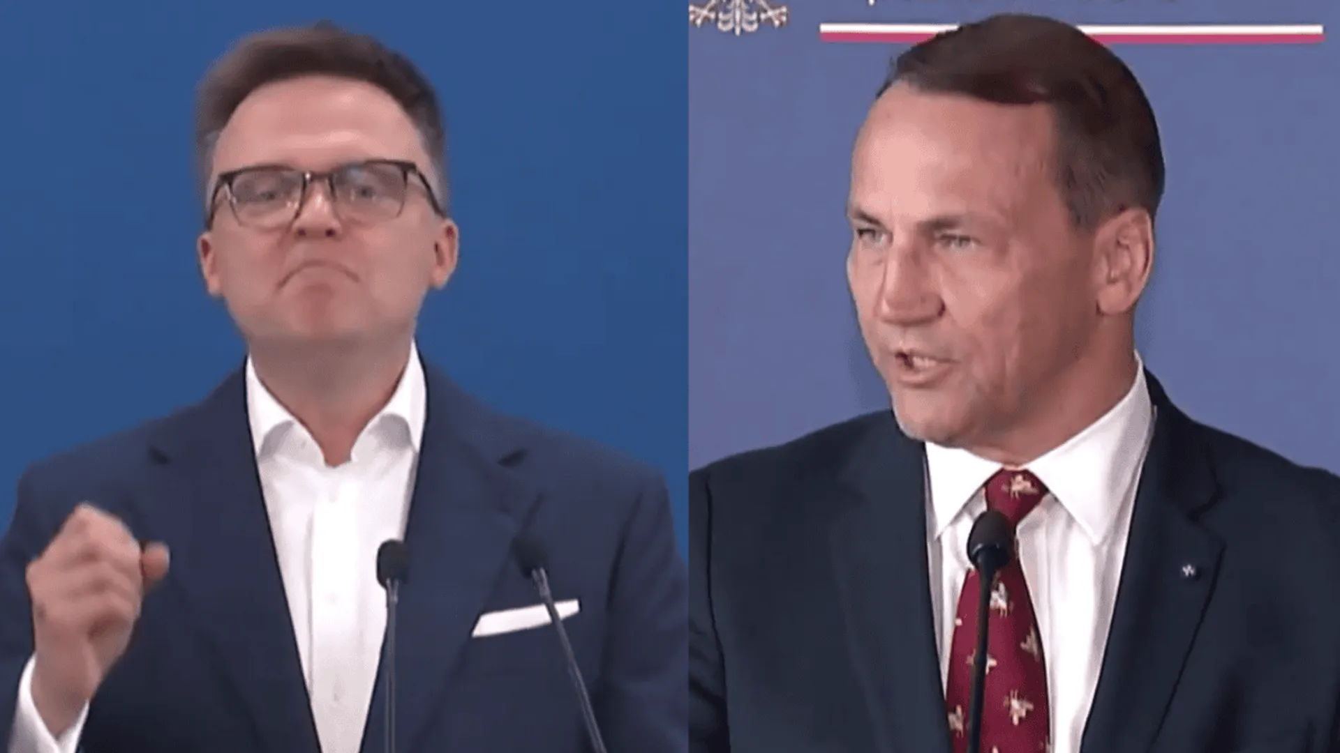 Szymon Hołownia i Radosław Sikorski