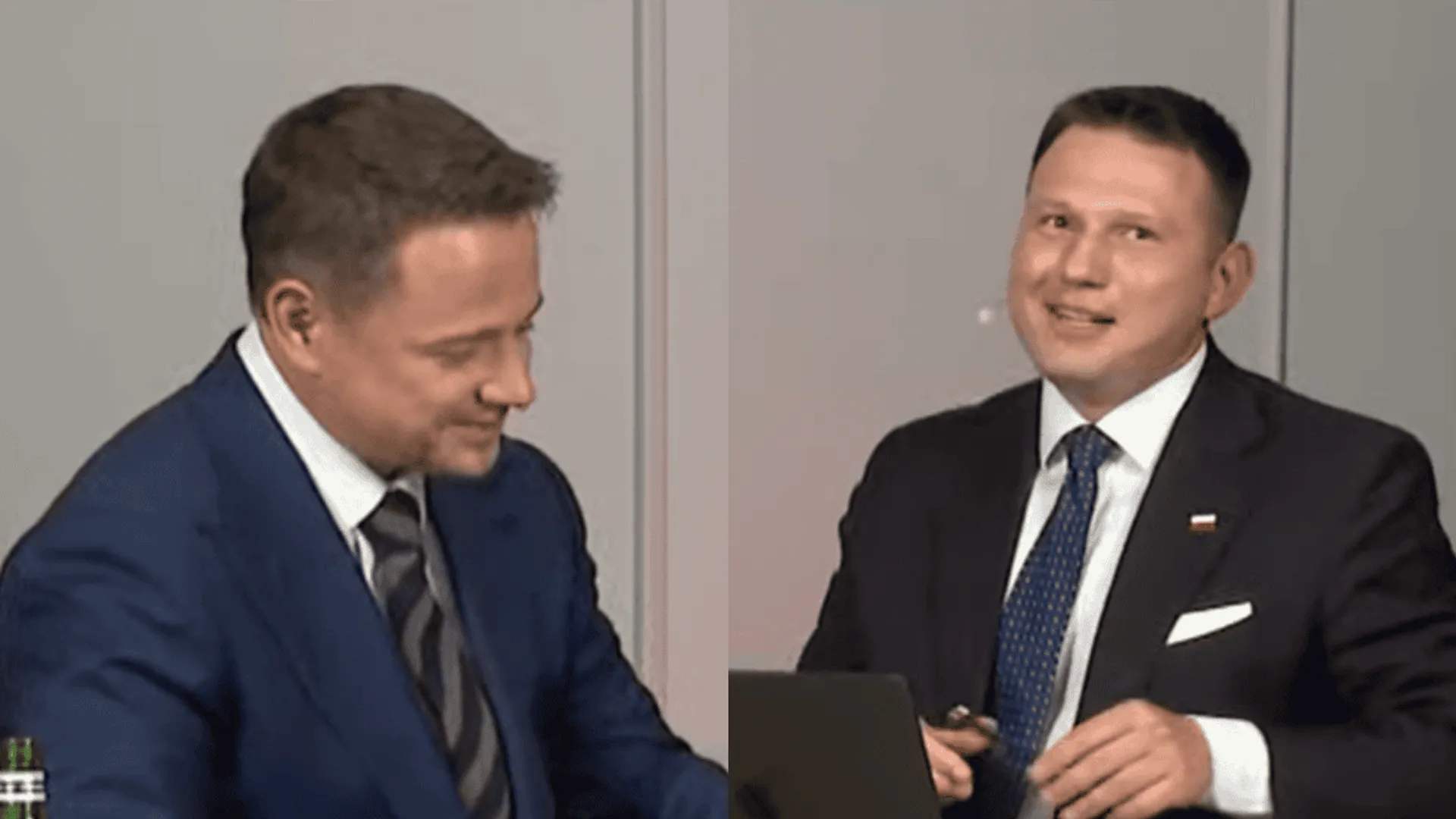 Rafał Trzaskowski i Sławomir Mentzen