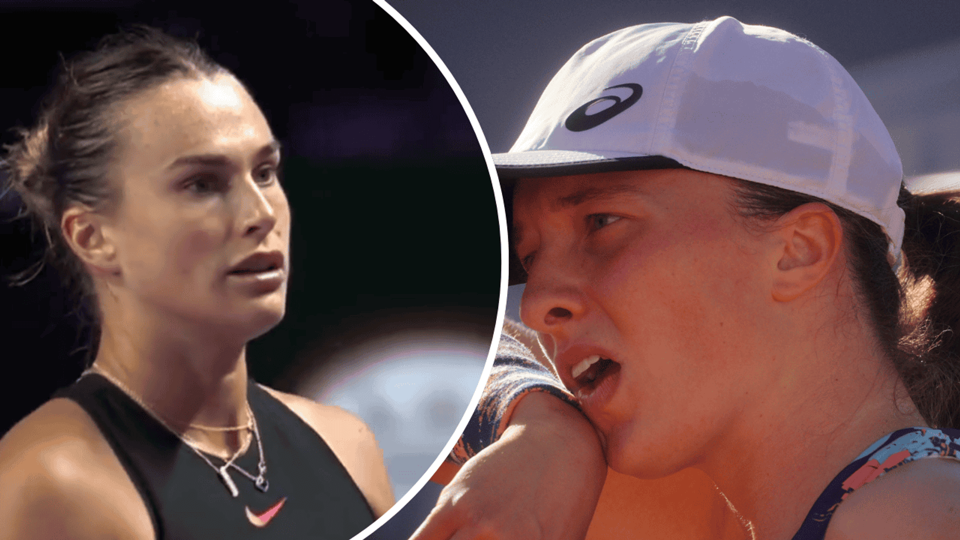 Aryna Sabalenka i Iga Świątek