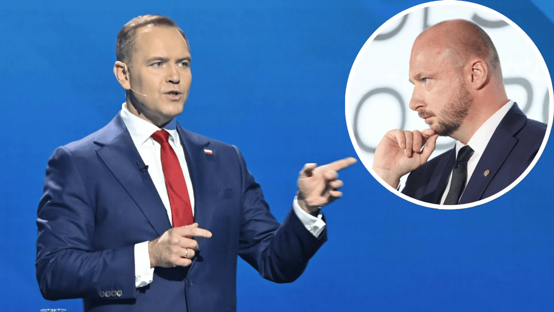 Jacek Siewiera i Karol Nawrocki