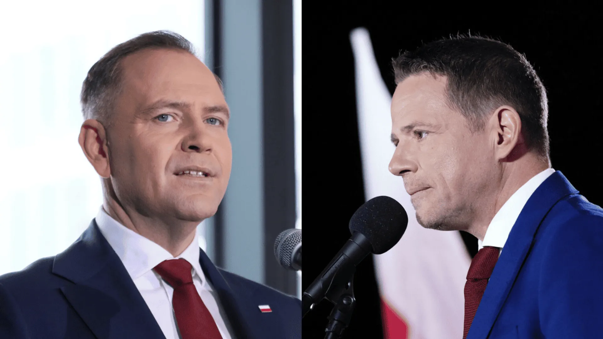 Trzaskowski i Nawrocki
