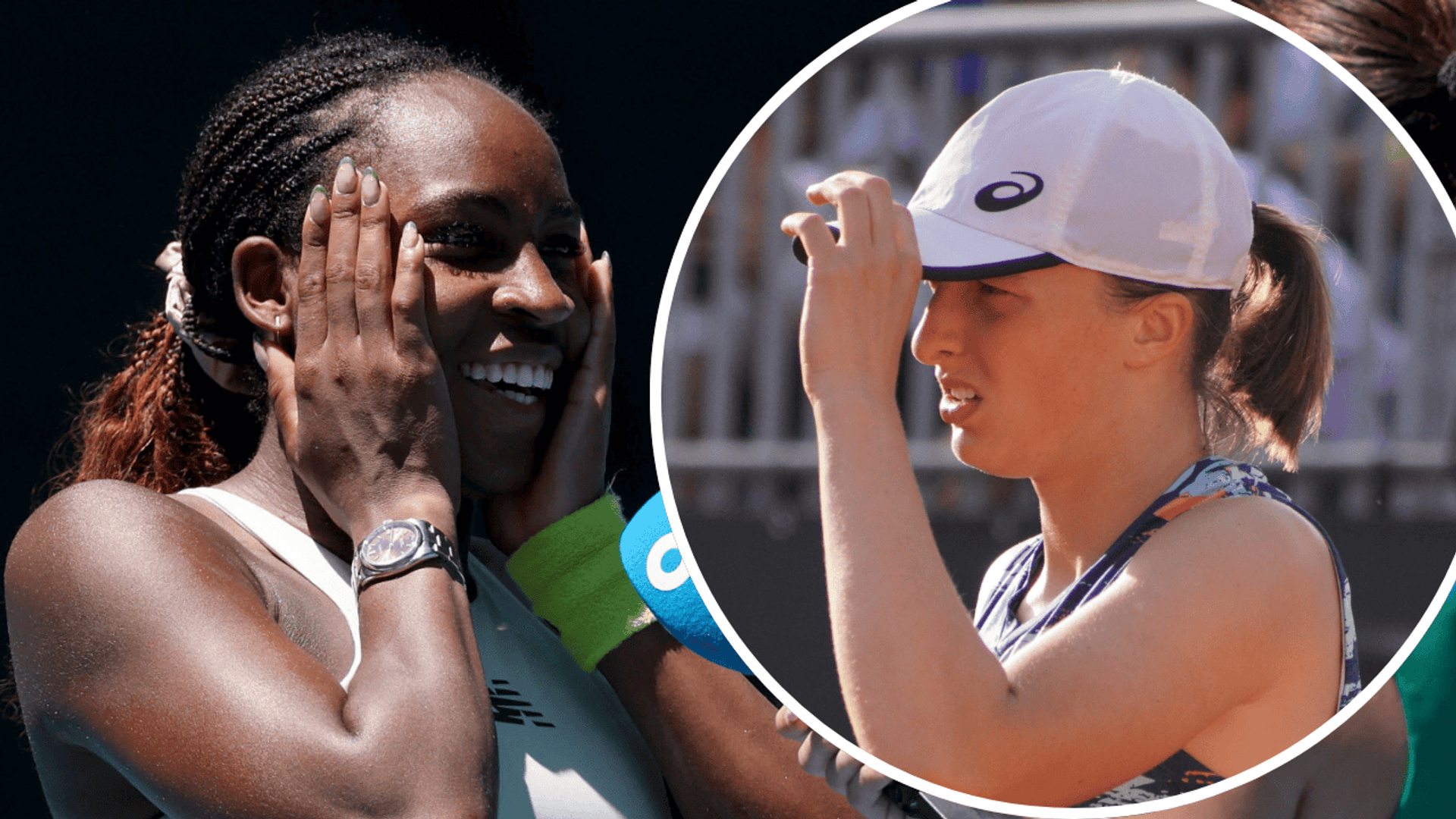 Coco Gauff i Iga Świątek