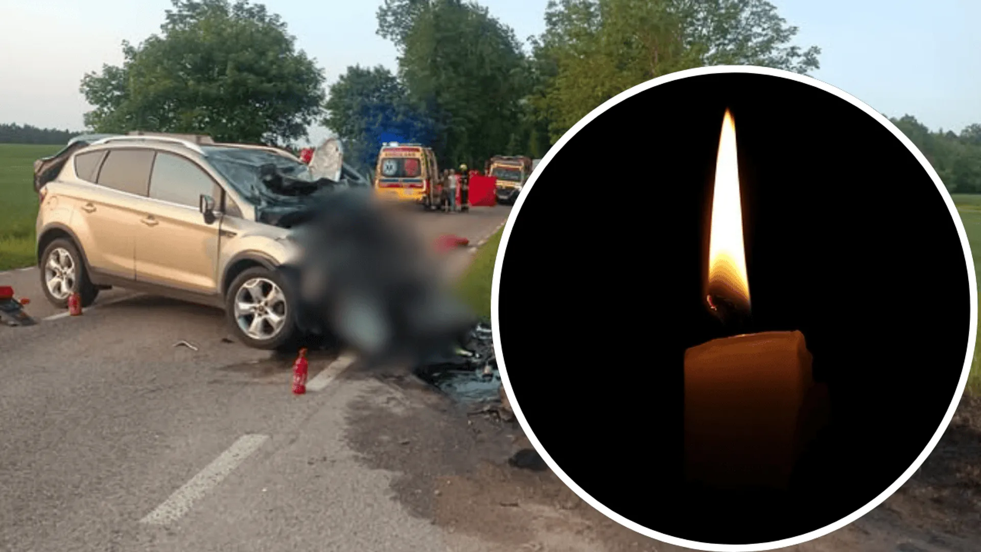 wypadek pod Ostródą
