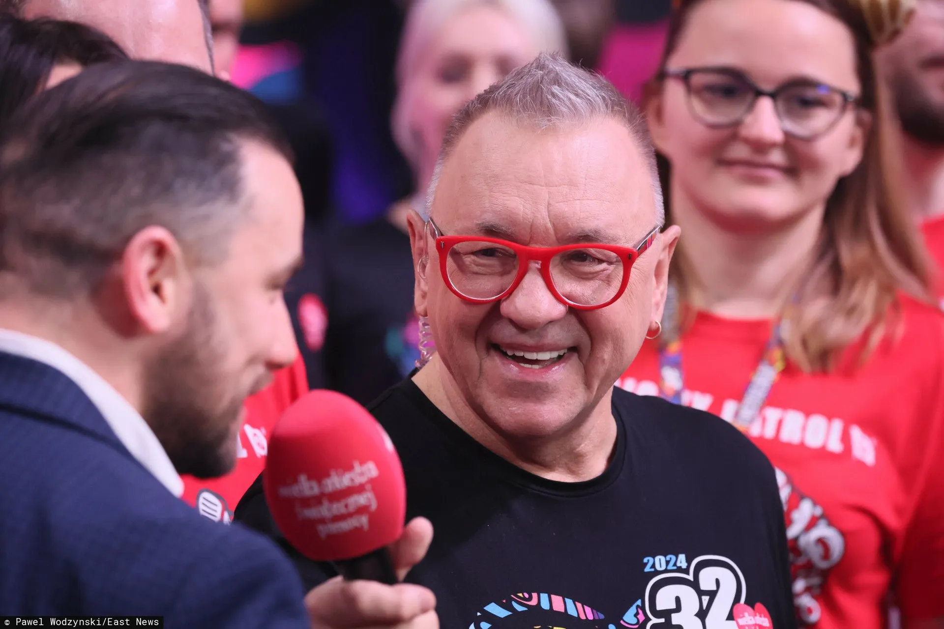 Jerzy Owsiak na 32. Finale WOŚP