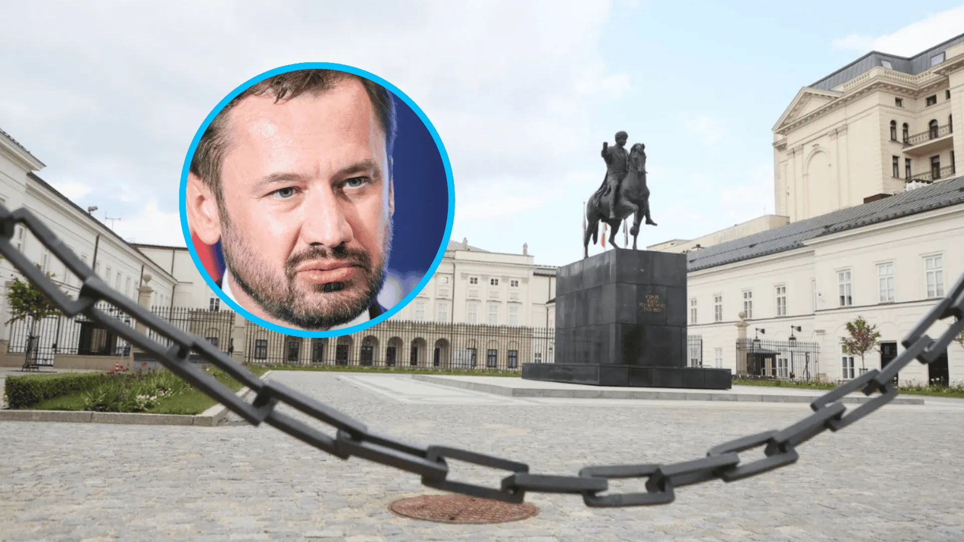 Pałac Prezydencki, Aleksander Miszalski (w kółku)