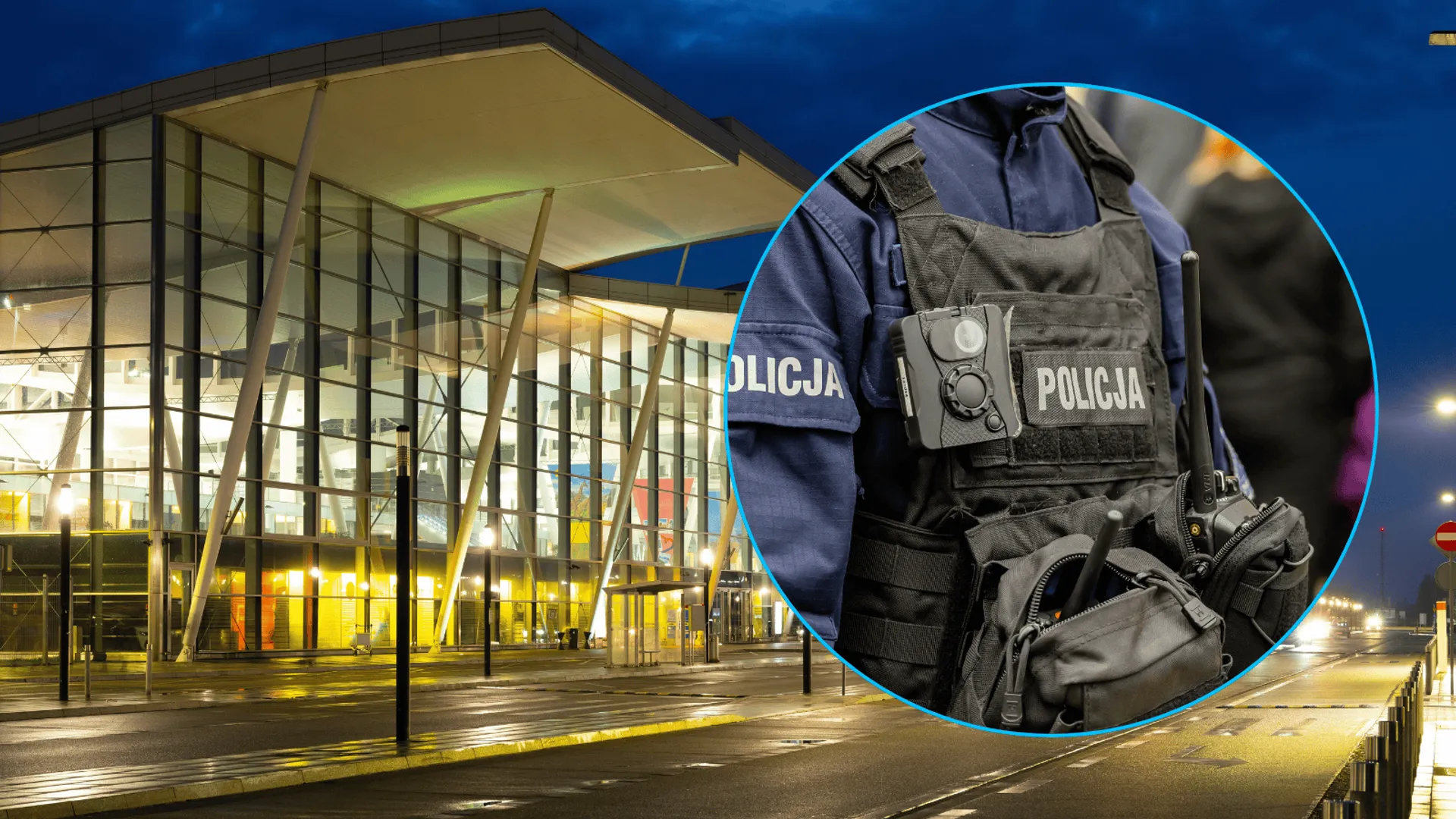 Niewybuch na wrocławskim lotnisku. Saperzy w akcji przy starym terminalu