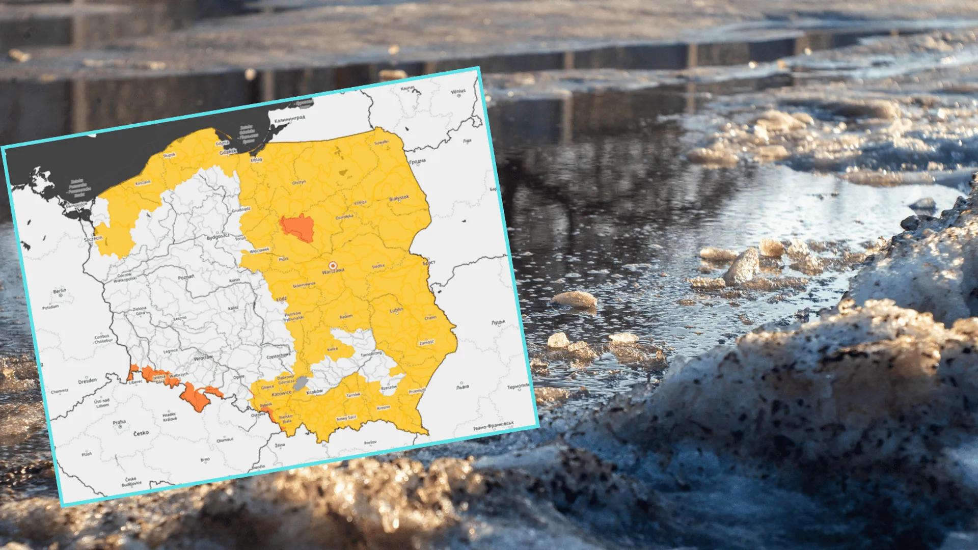 Polska w uścisku gwałtownej odwilży: Setki interwencji straży i rekordowe ciepło na horyzoncie