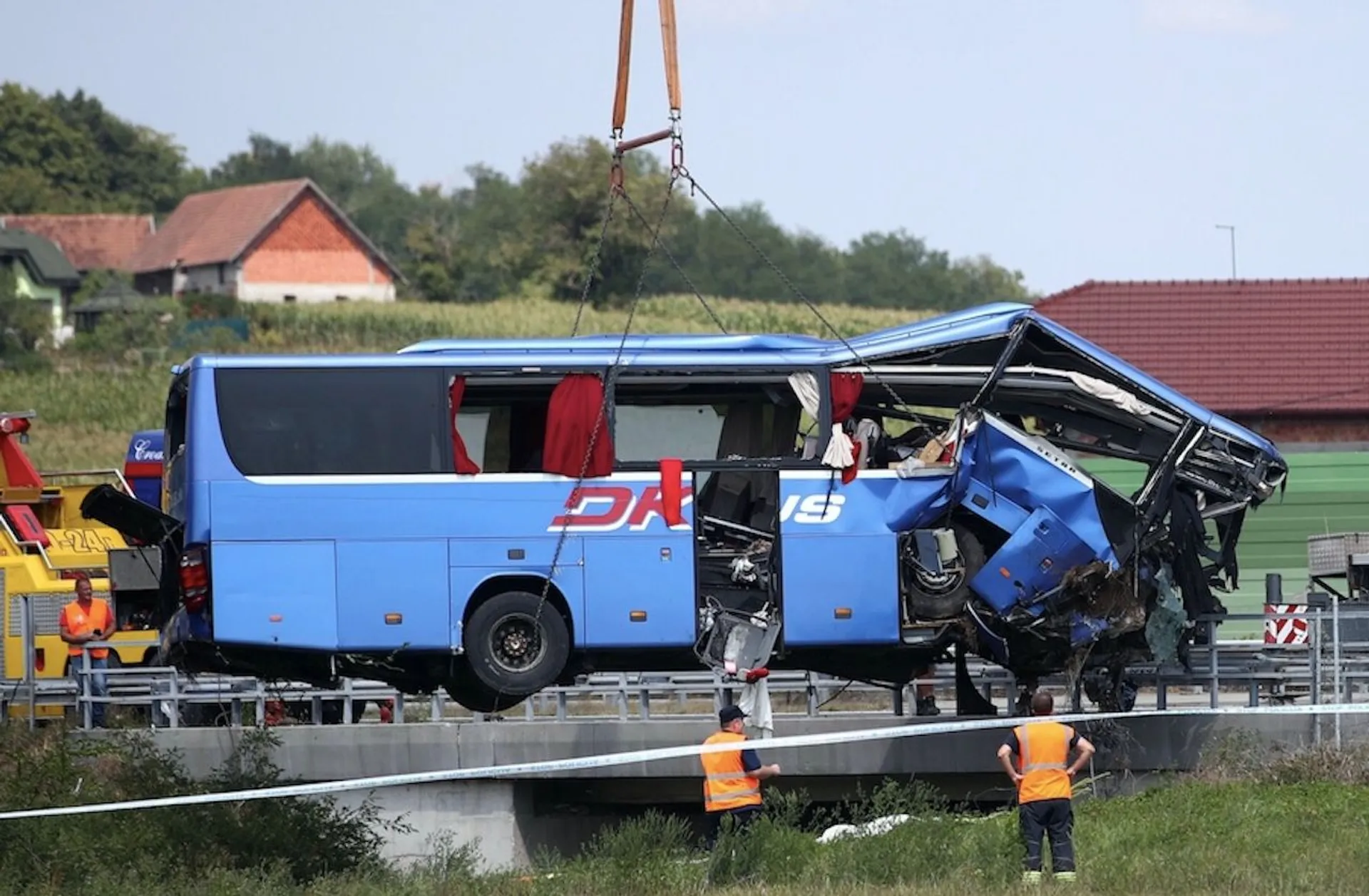 autobus, wypadek