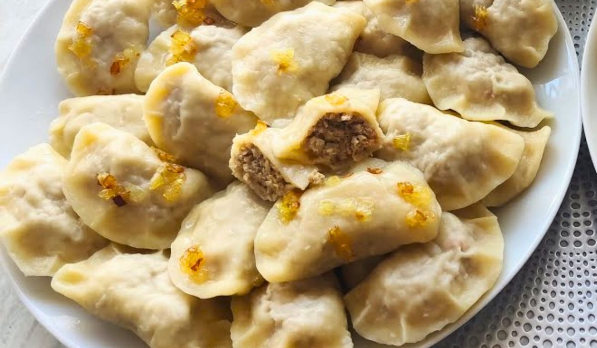 pierogi z mięsem