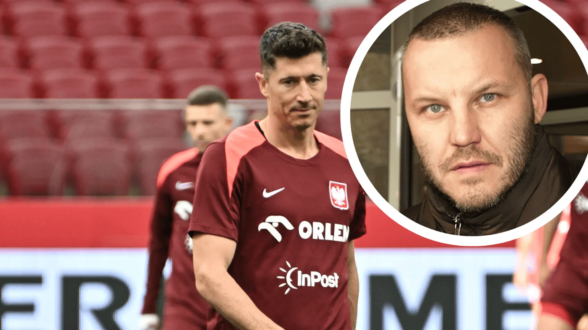 Robert Lewandowski i Tomasz Kłos