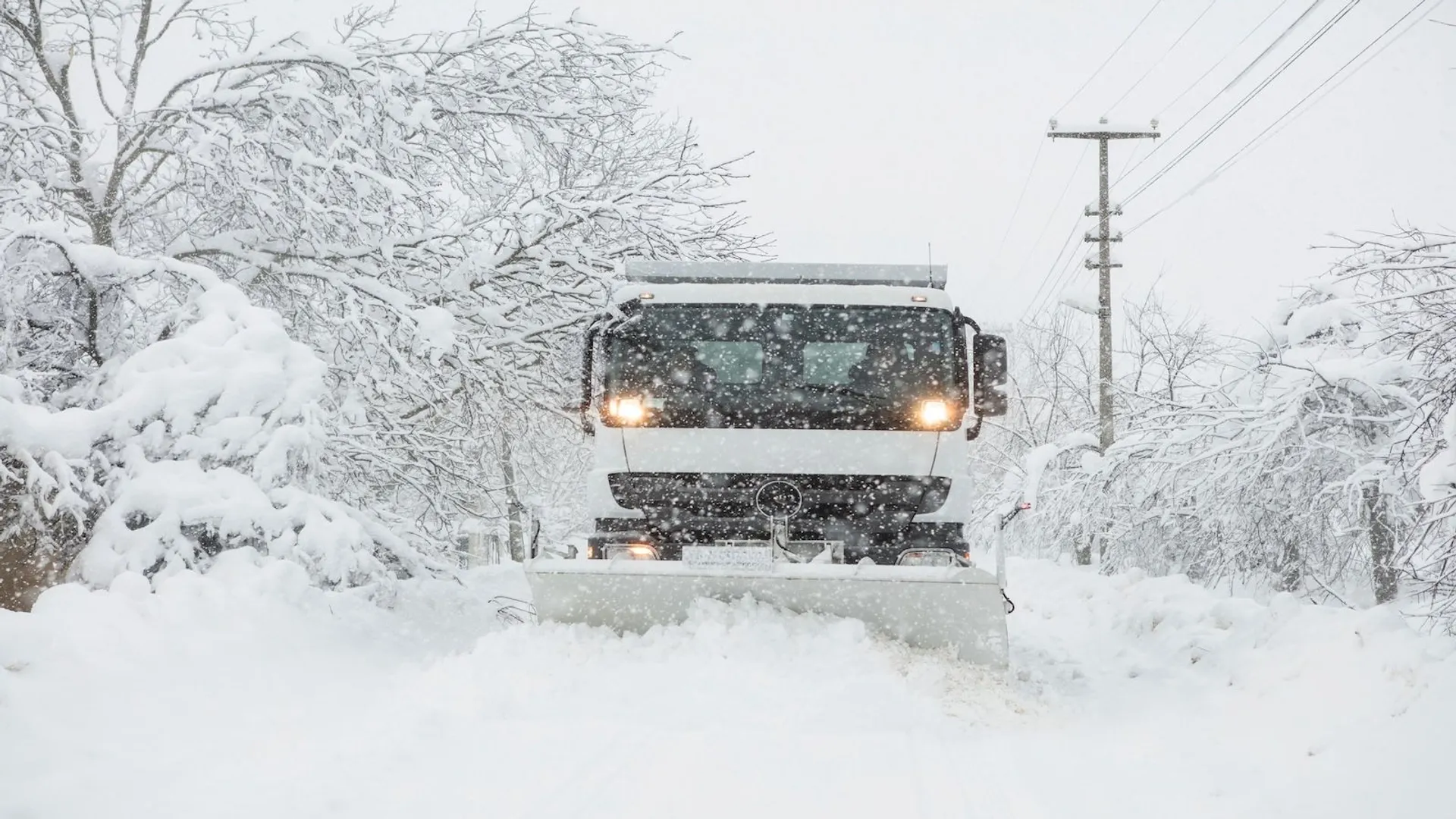 Zimowy paraliż na Warmii i Mazurach