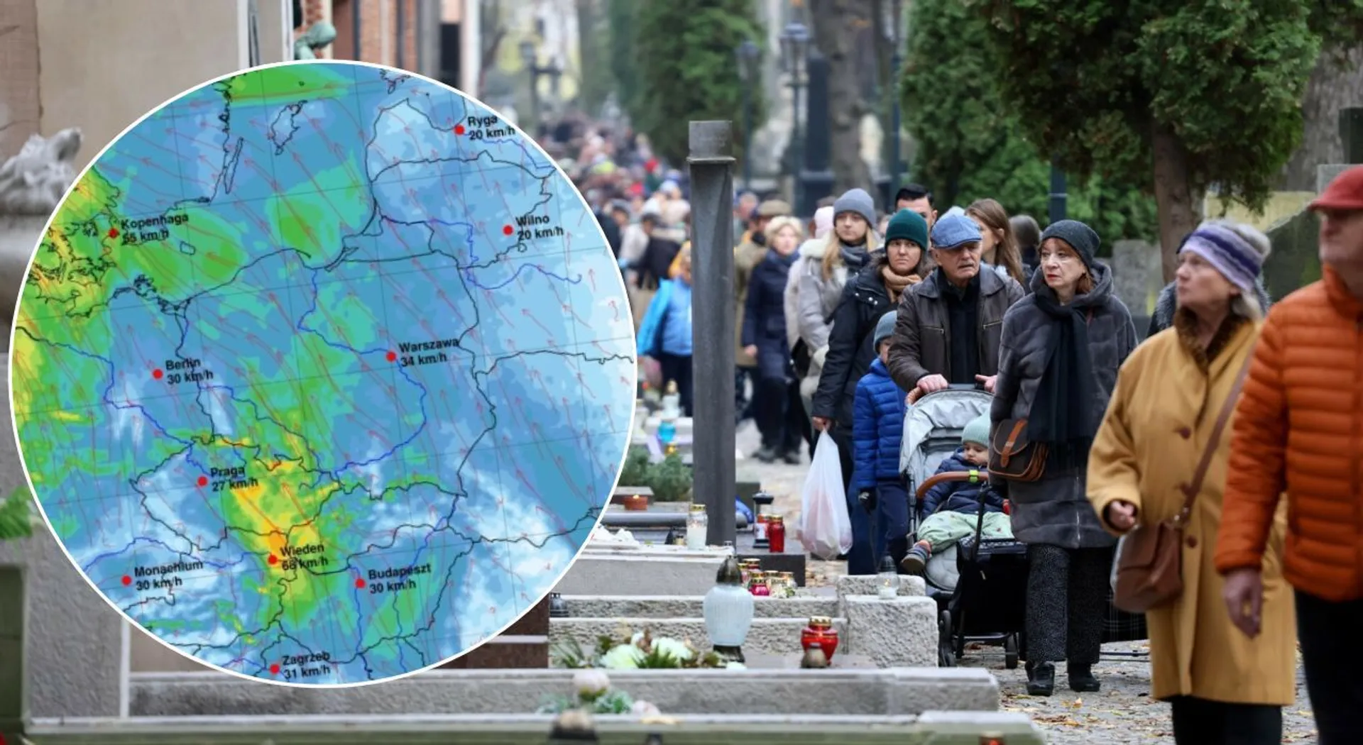 pogoda na wszystkich świętych