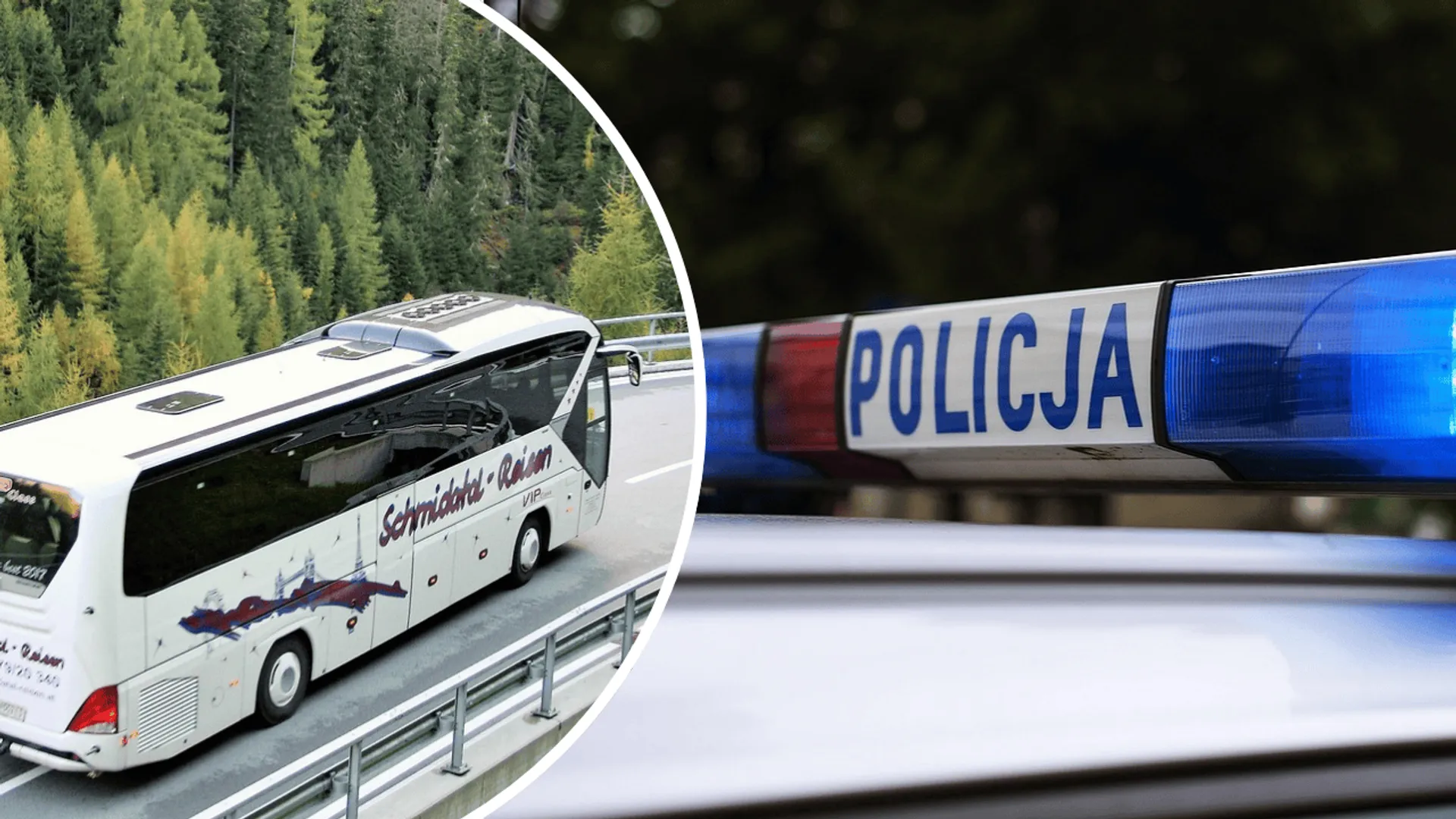 Autokar, policja