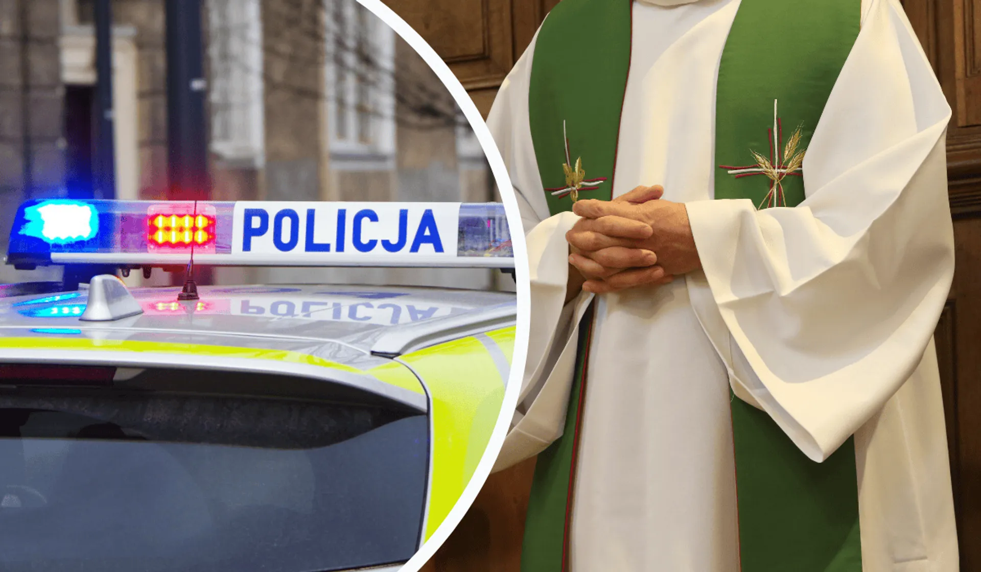 policja, ksiądz