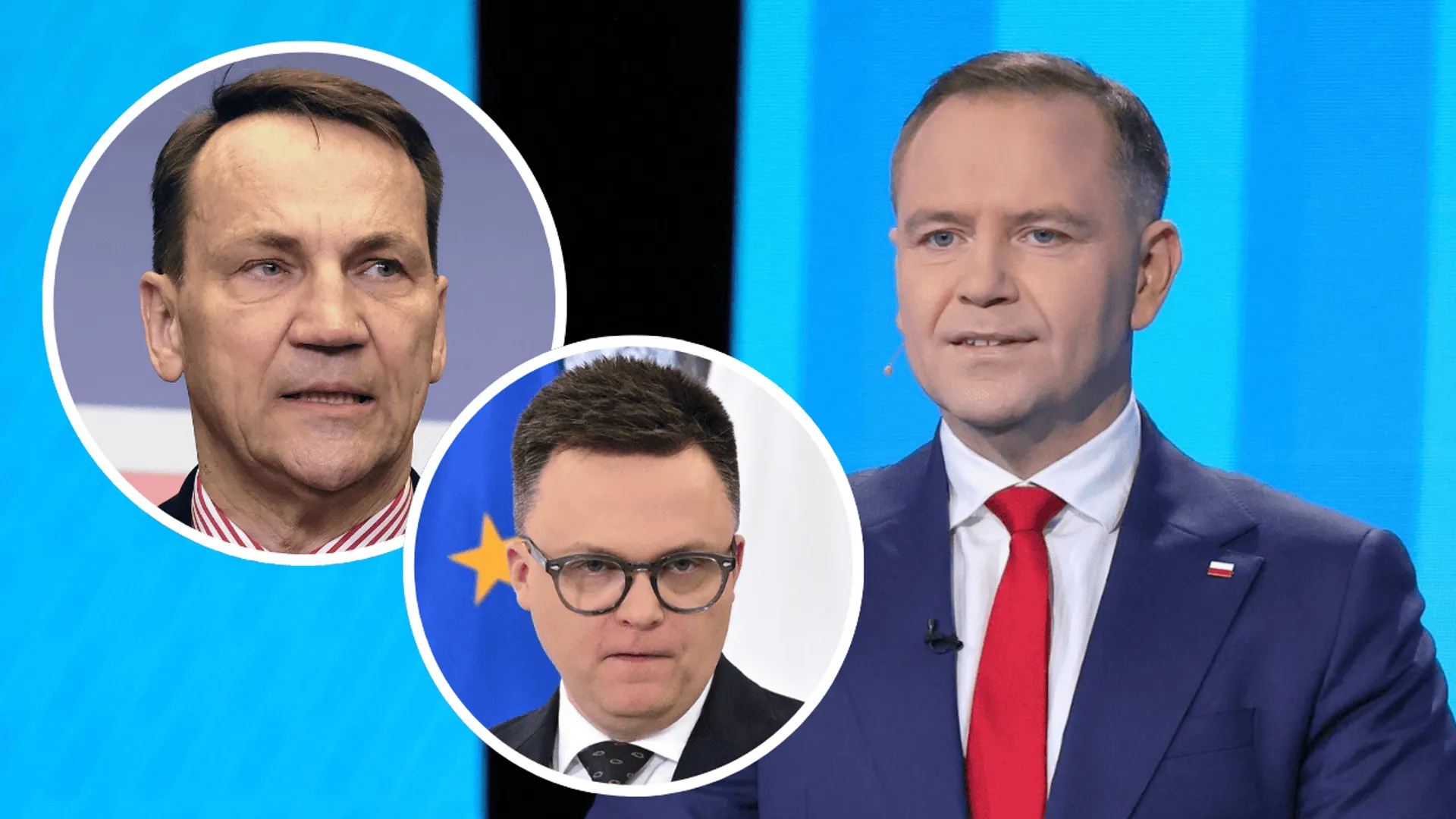 Karol Nawrocki, Radosław Sikorski, Szymon Hołownia