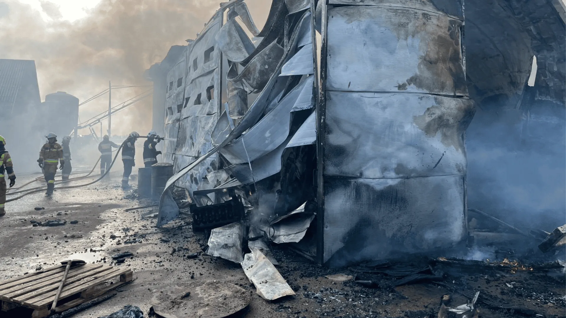 Wielki pożar w gospodarstwie