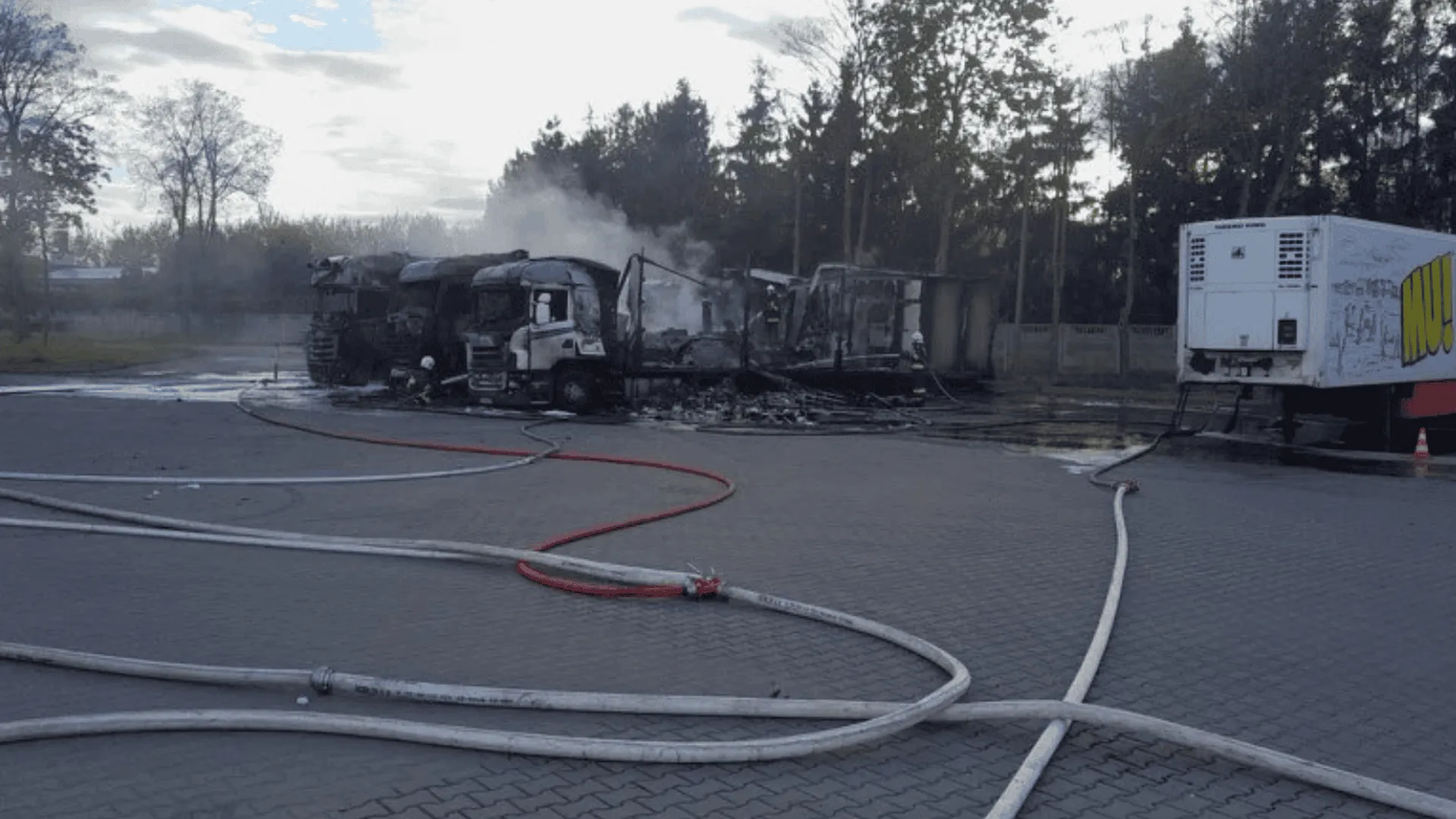 Pożar, fot. KP PSP Sieradz