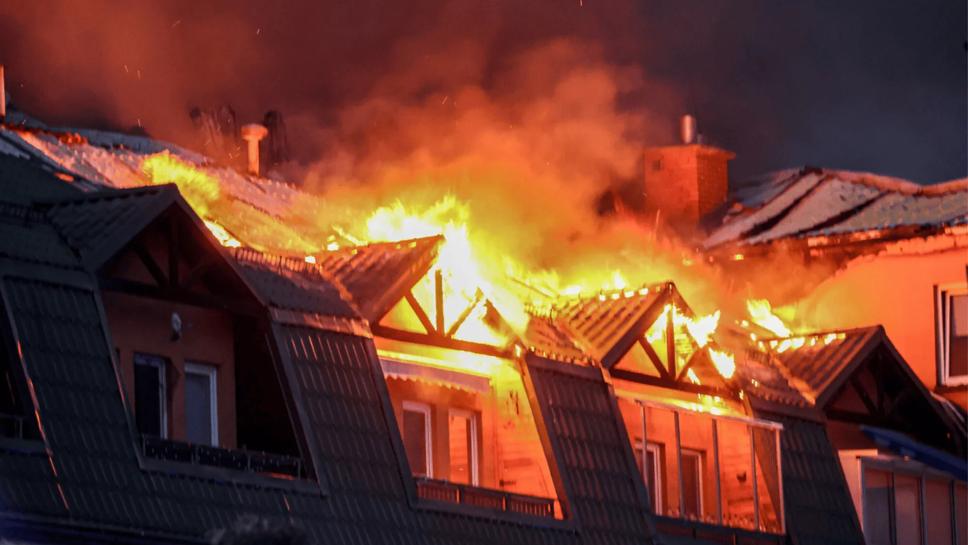 pożar w Ząbkach