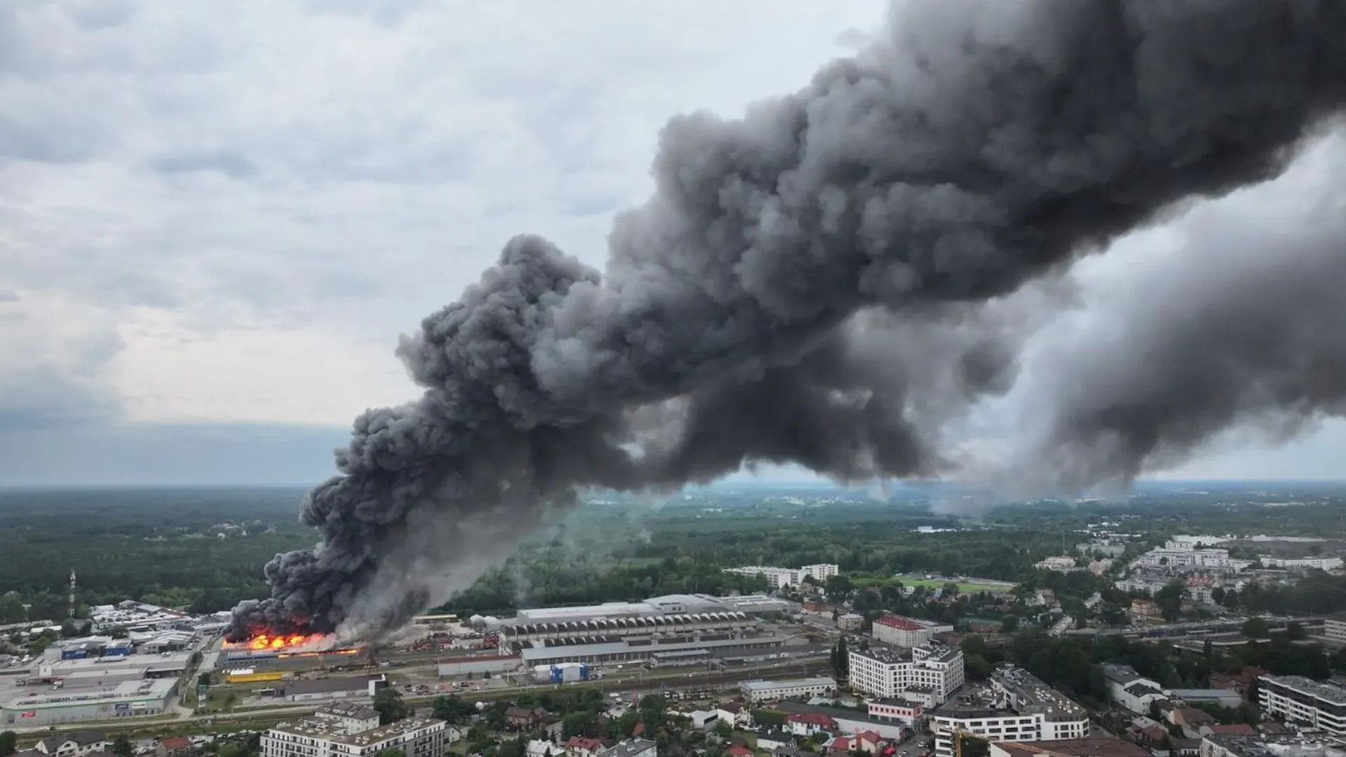 Wielki pożar pod Warszawą