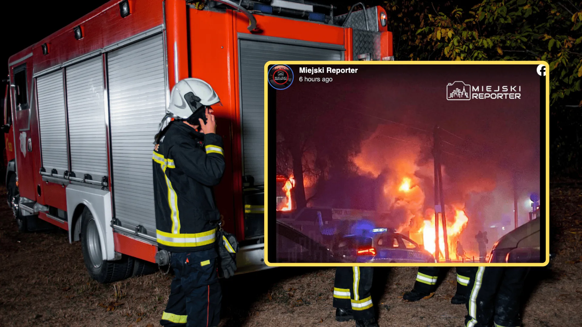 Pożar na uwielbianym warszawskim targowisku. W akcji 12 zastępów strażaków i grupa operacyjna