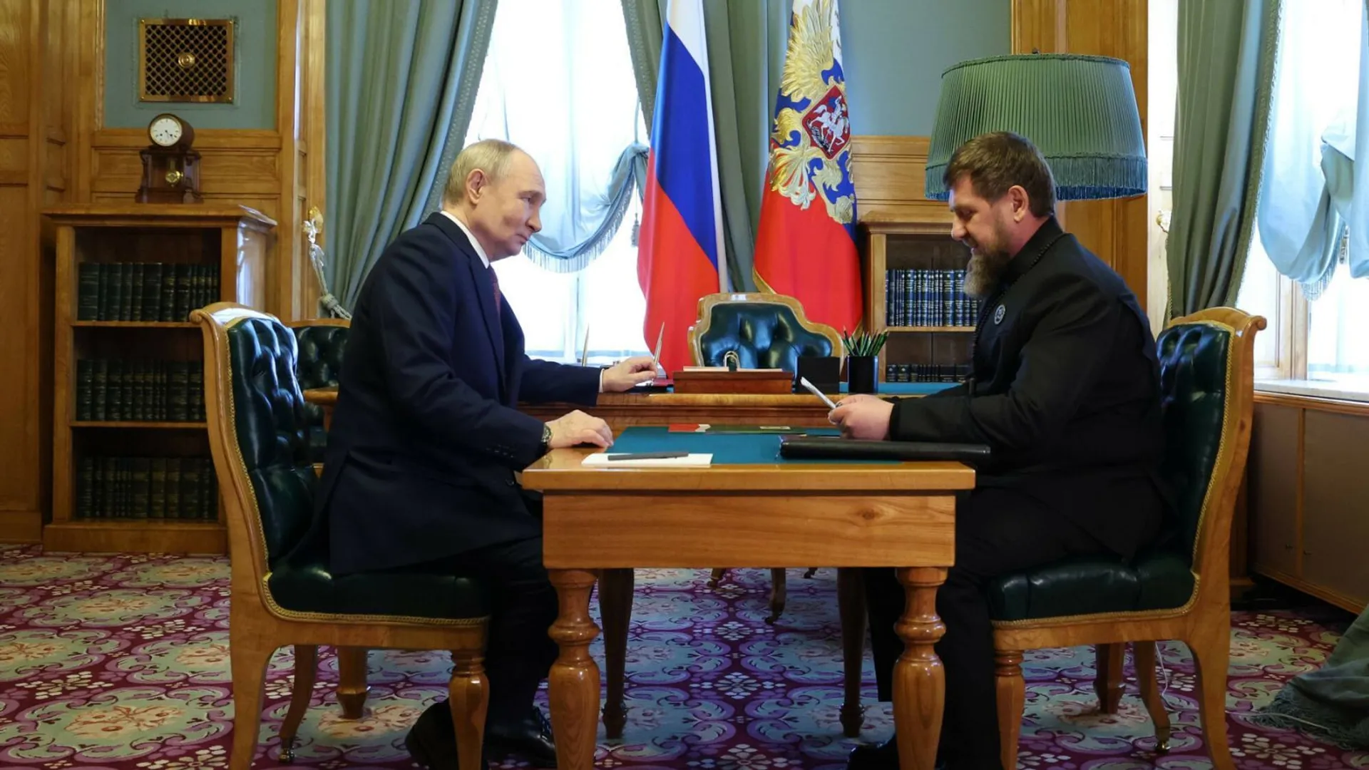 Władimir Putin, Ramzan Kadyrow 