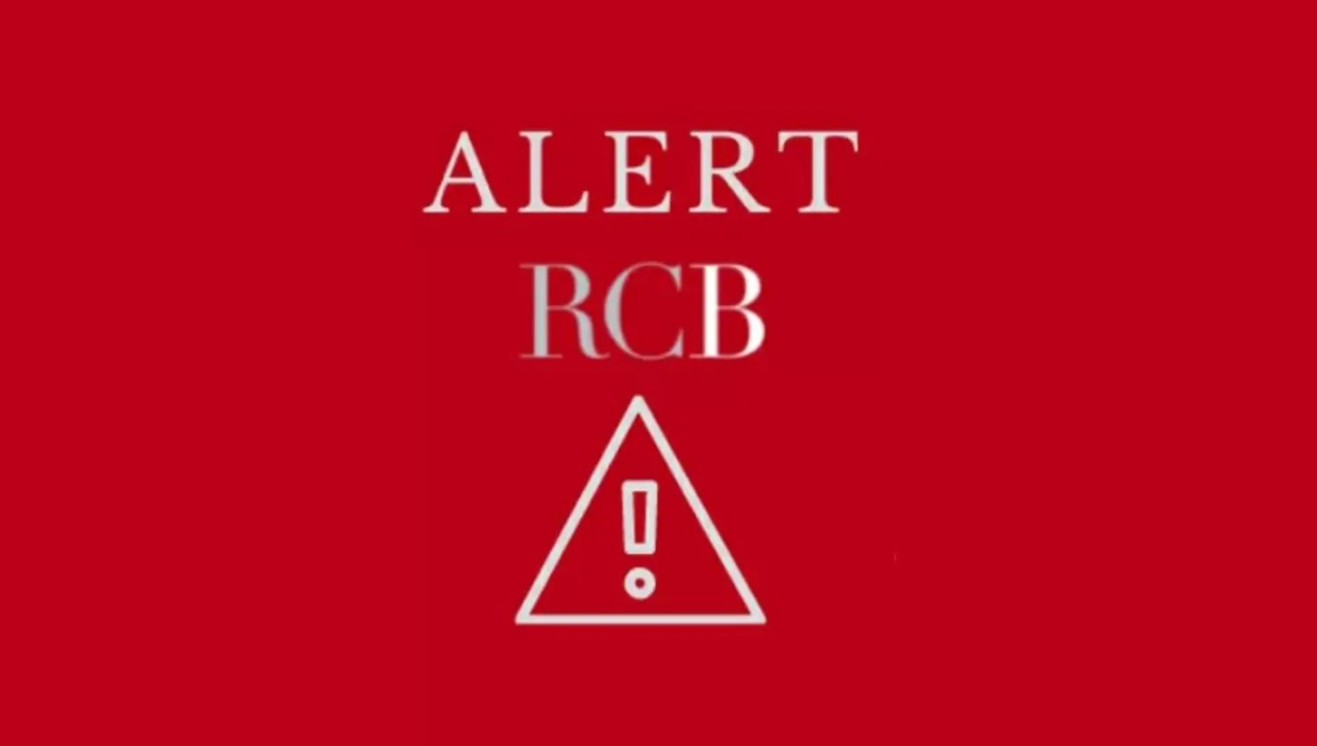 alert rcb