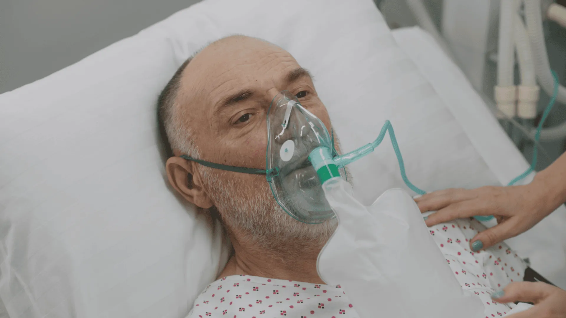 błonica, respirator, szpital