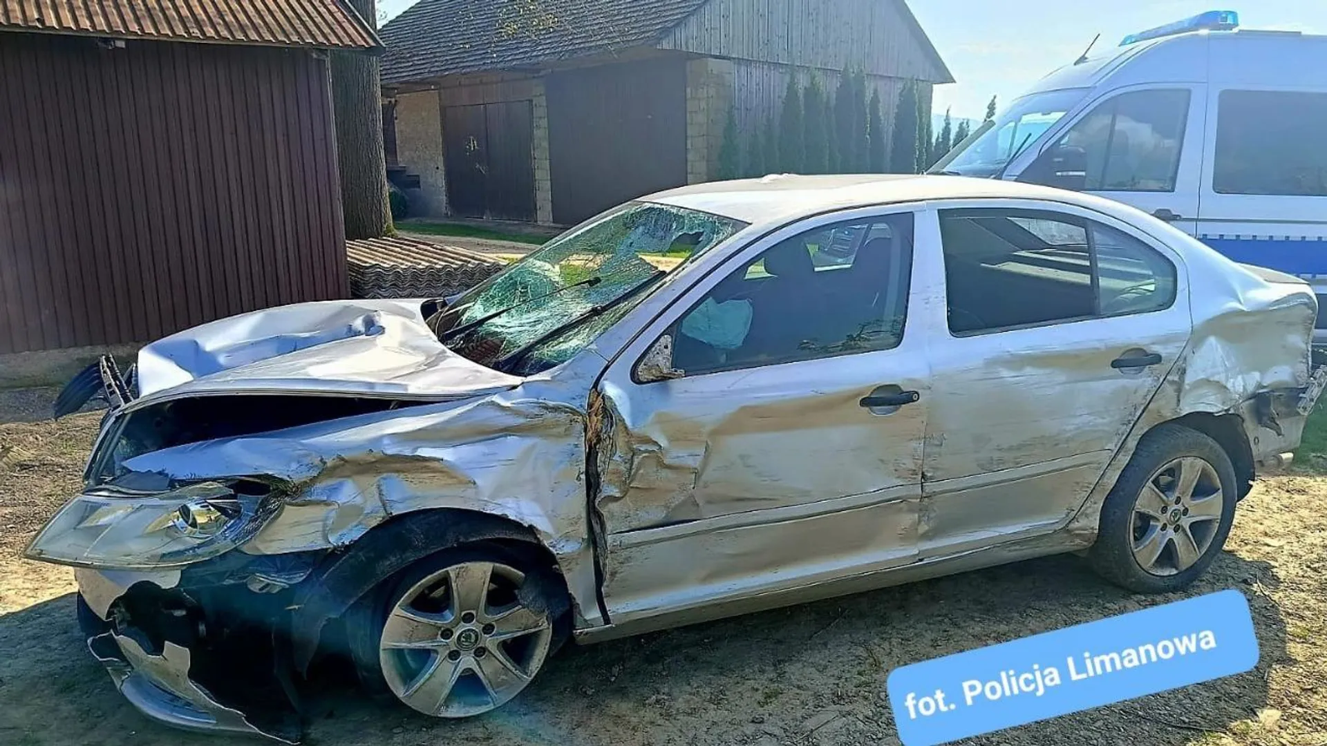 Tragiczny wypadek koło Limanowej