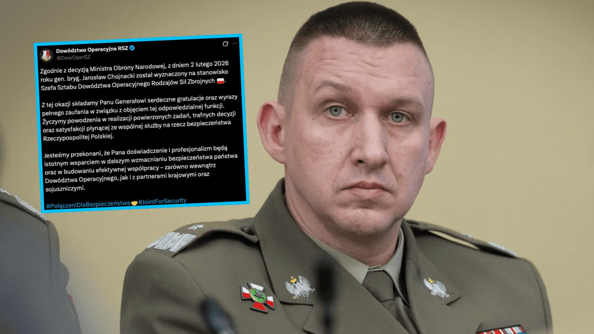 Gen. bryg. Jarosław Chojnacki, fot. STACH ANTKOWIAK/REPORTER, Dowództwo Operacyjne RSZ/X