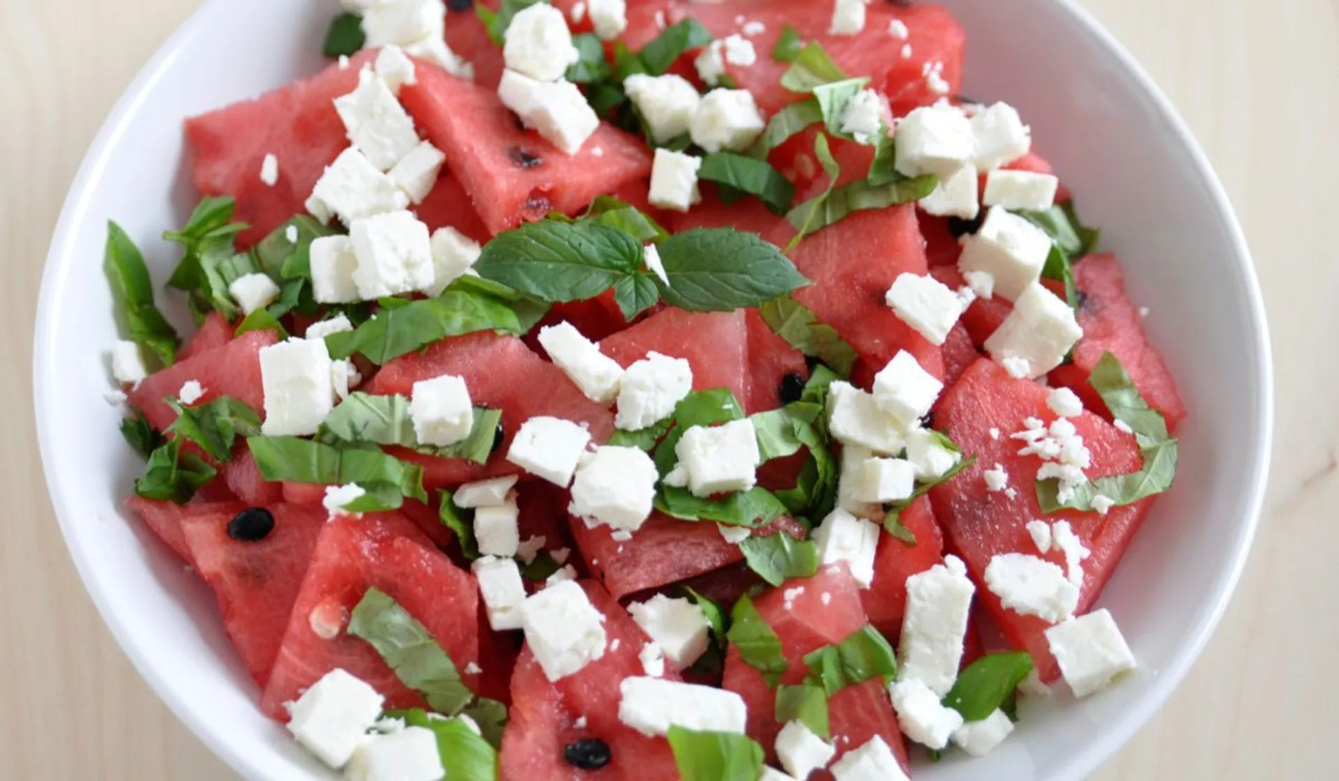 sałatka grecka z arbuzem 