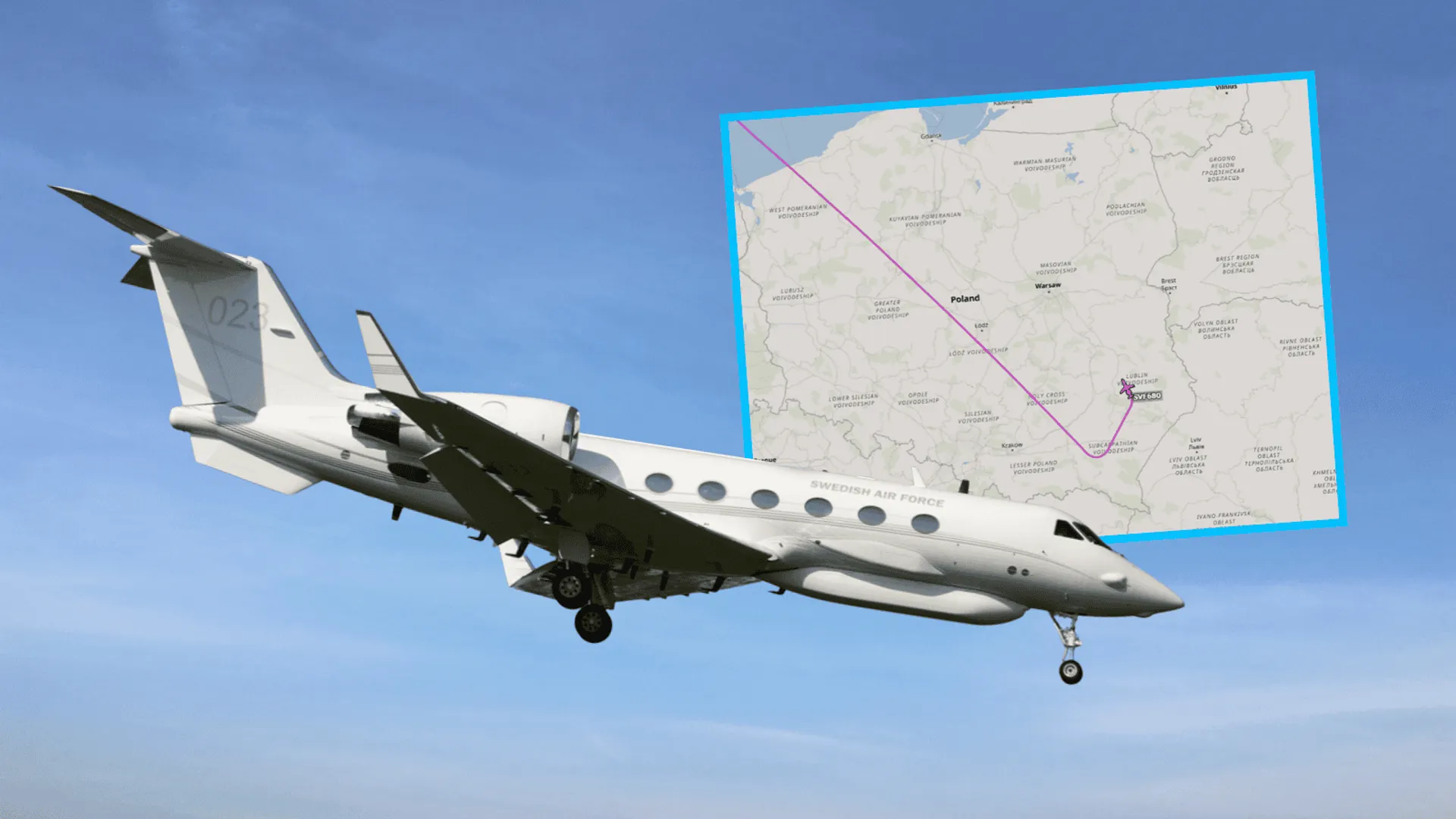 Gulfstream S102B Korpen, fot. Status-6 (War & Military News)/X, Polish Military Radar/X