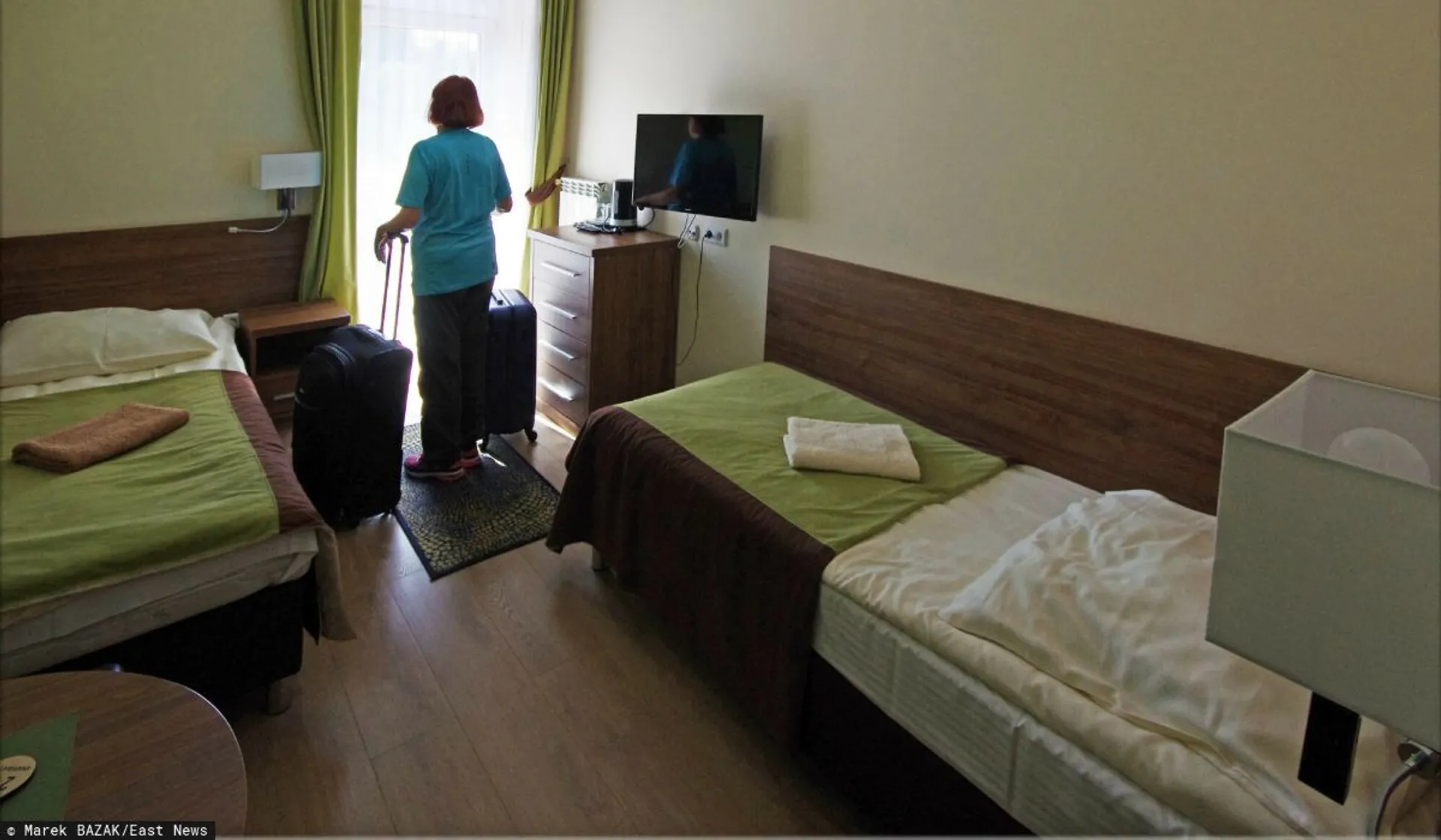 Seniorka, pokój hotelowy