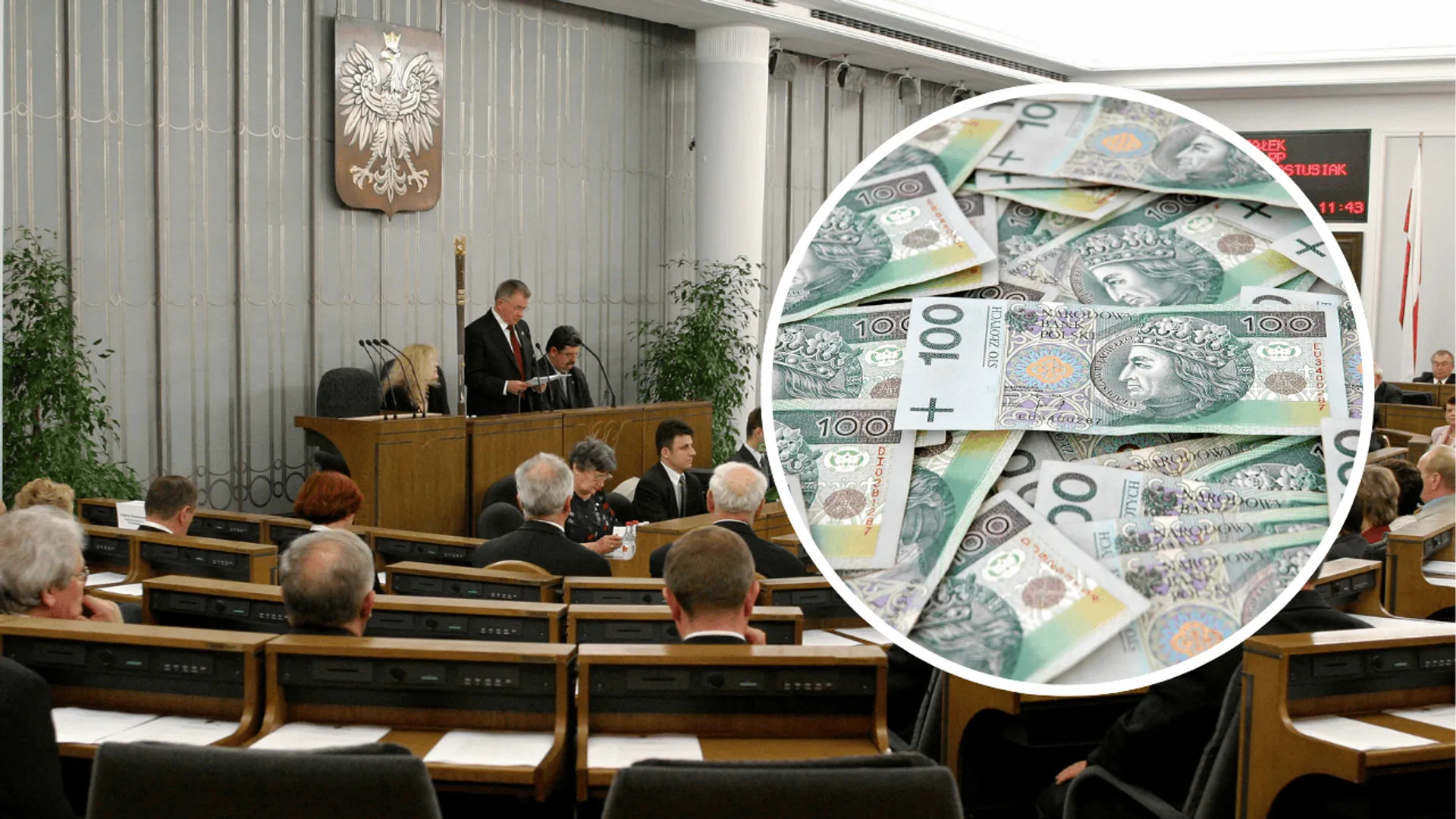 Senat, pieniądze
