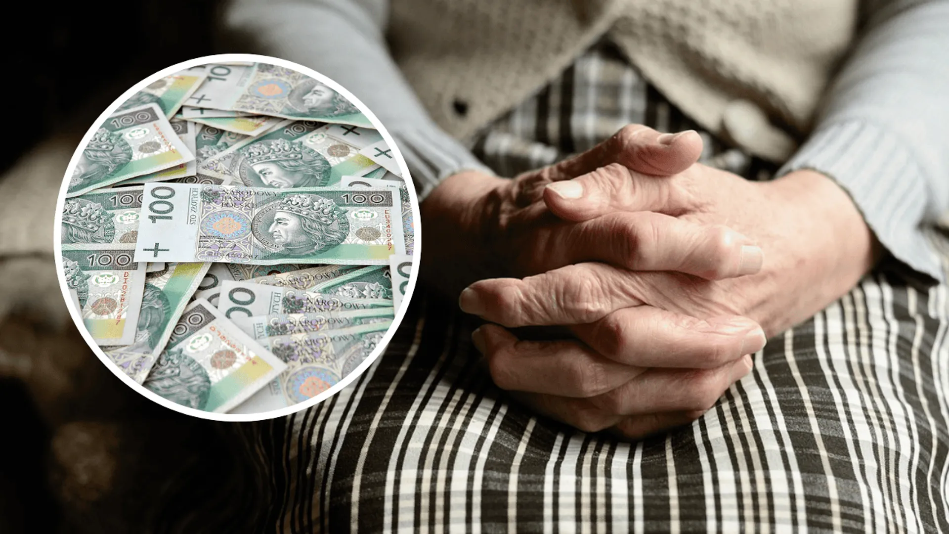 Pieniądze, emerytura, seniorka