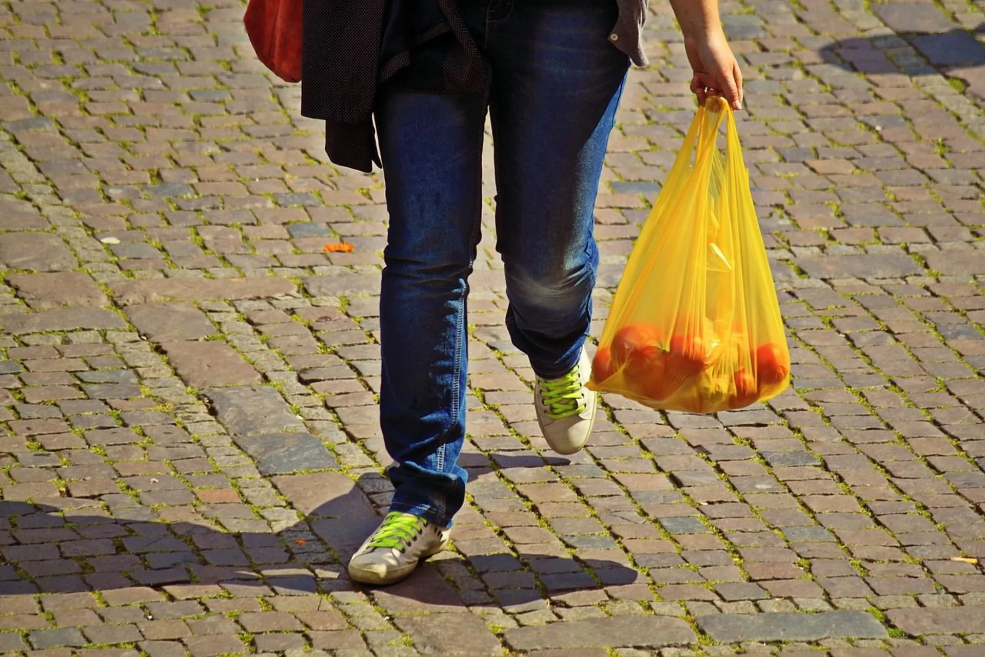 plastikowa torba na zakupy